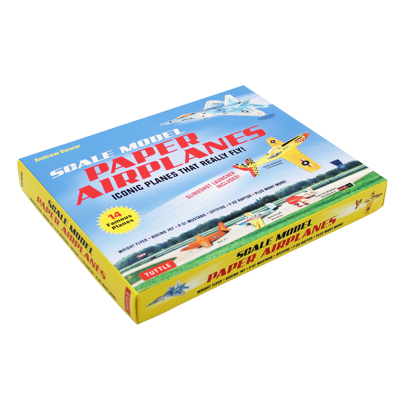 scale model paper airplanes kit: iconic planes that really fly! slingshot launcher included! - just pop-out and assemble (14 famous pop-out airplanes) - Ảnh 20