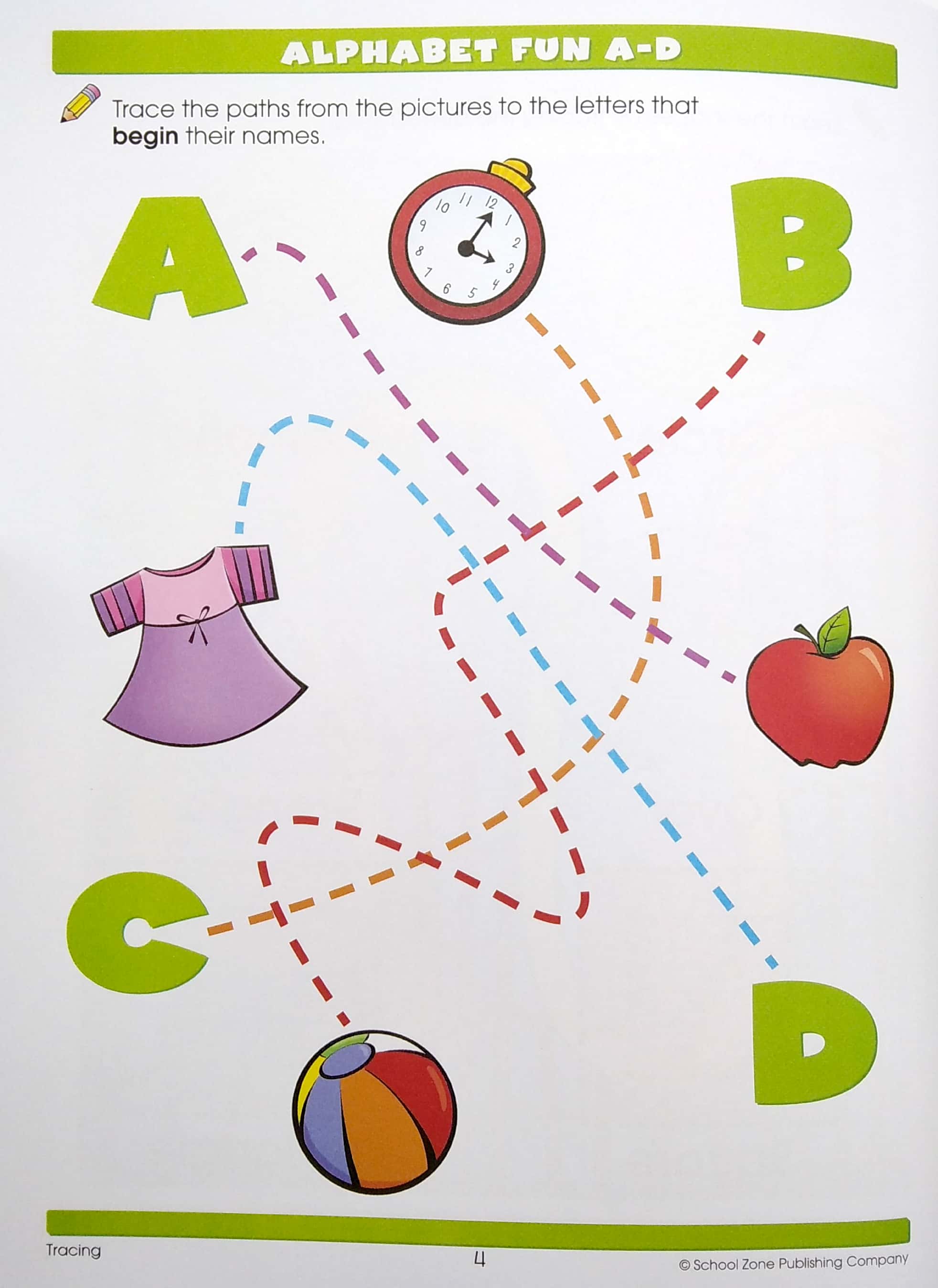 school zone a get ready book: tracing - Ảnh 6