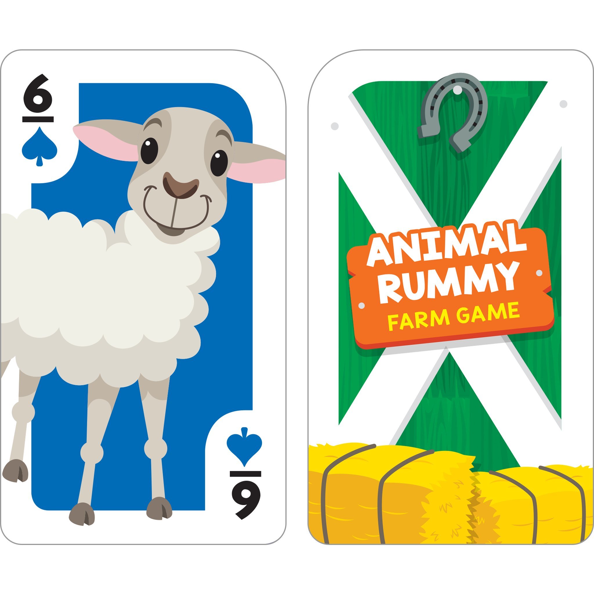 school zone farm animal rummy flash card game - Ảnh 4