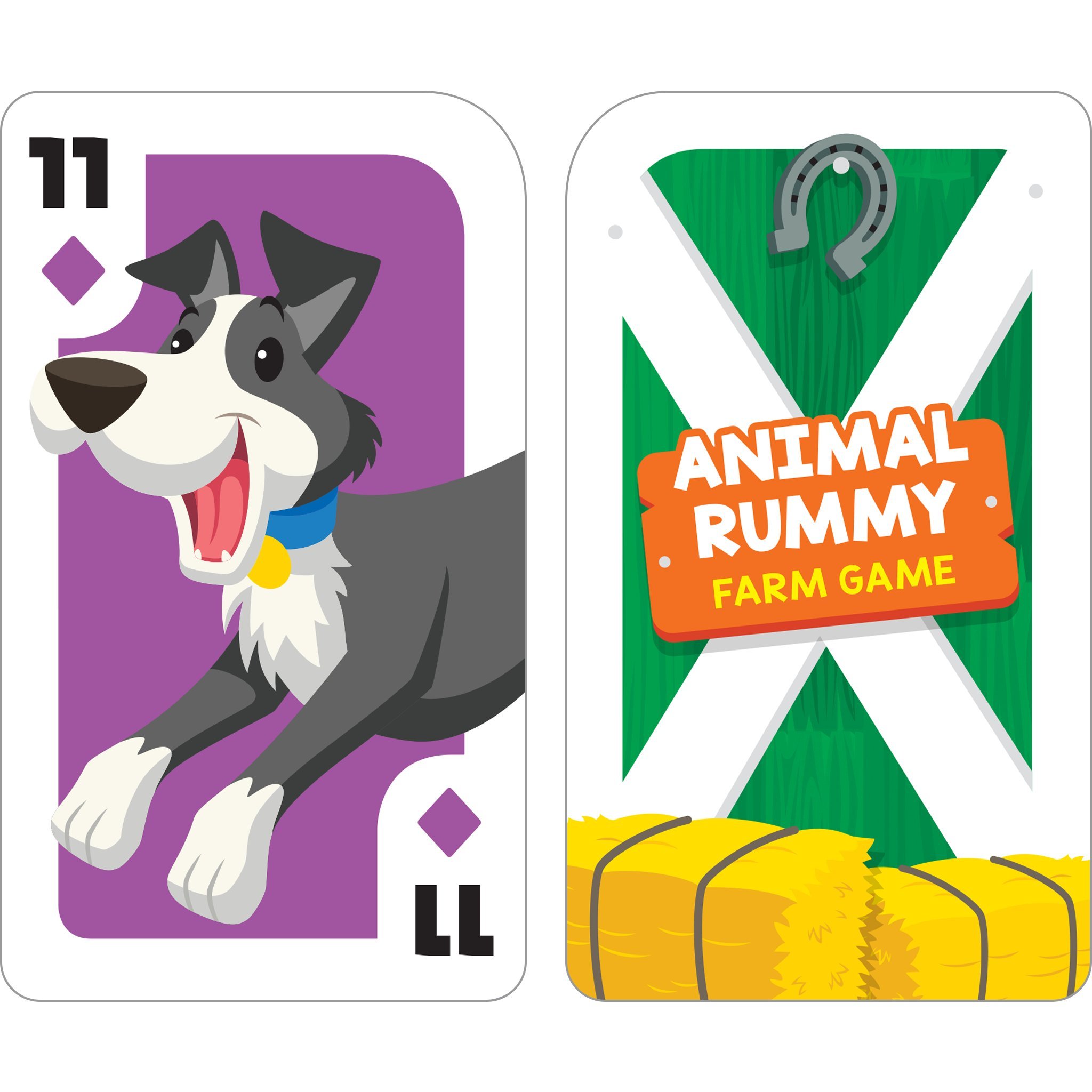 school zone farm animal rummy flash card game - Ảnh 5