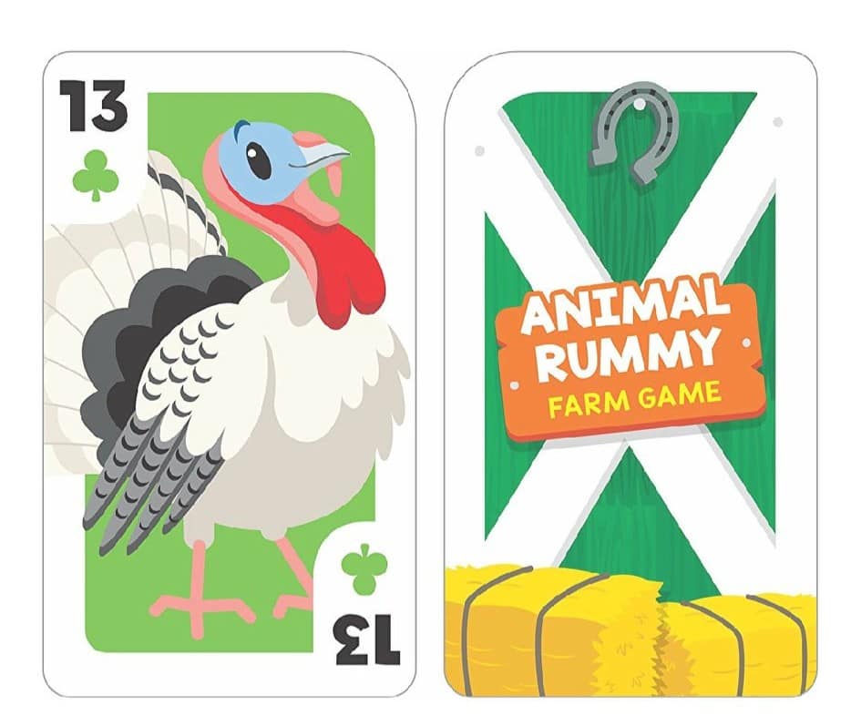 school zone farm animal rummy flash card game - Ảnh 6