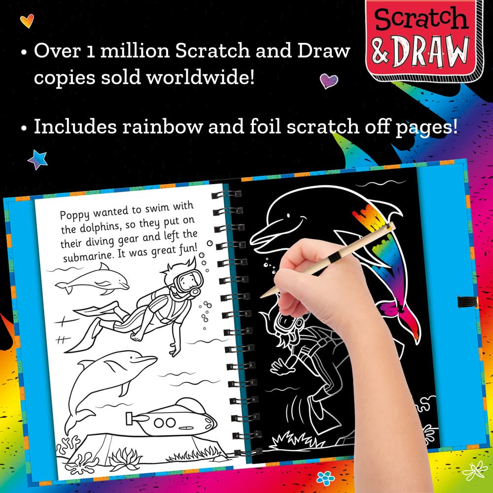 scratch and draw - under the sea - Ảnh 3