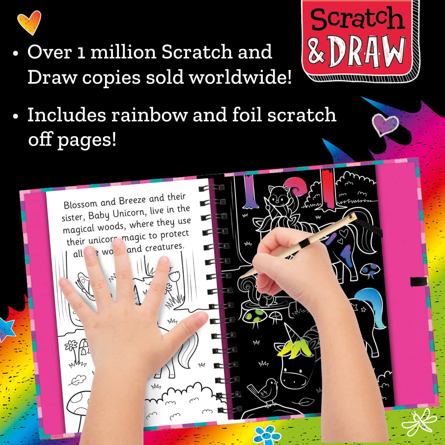 scratch and draw - unicorns - Ảnh 4