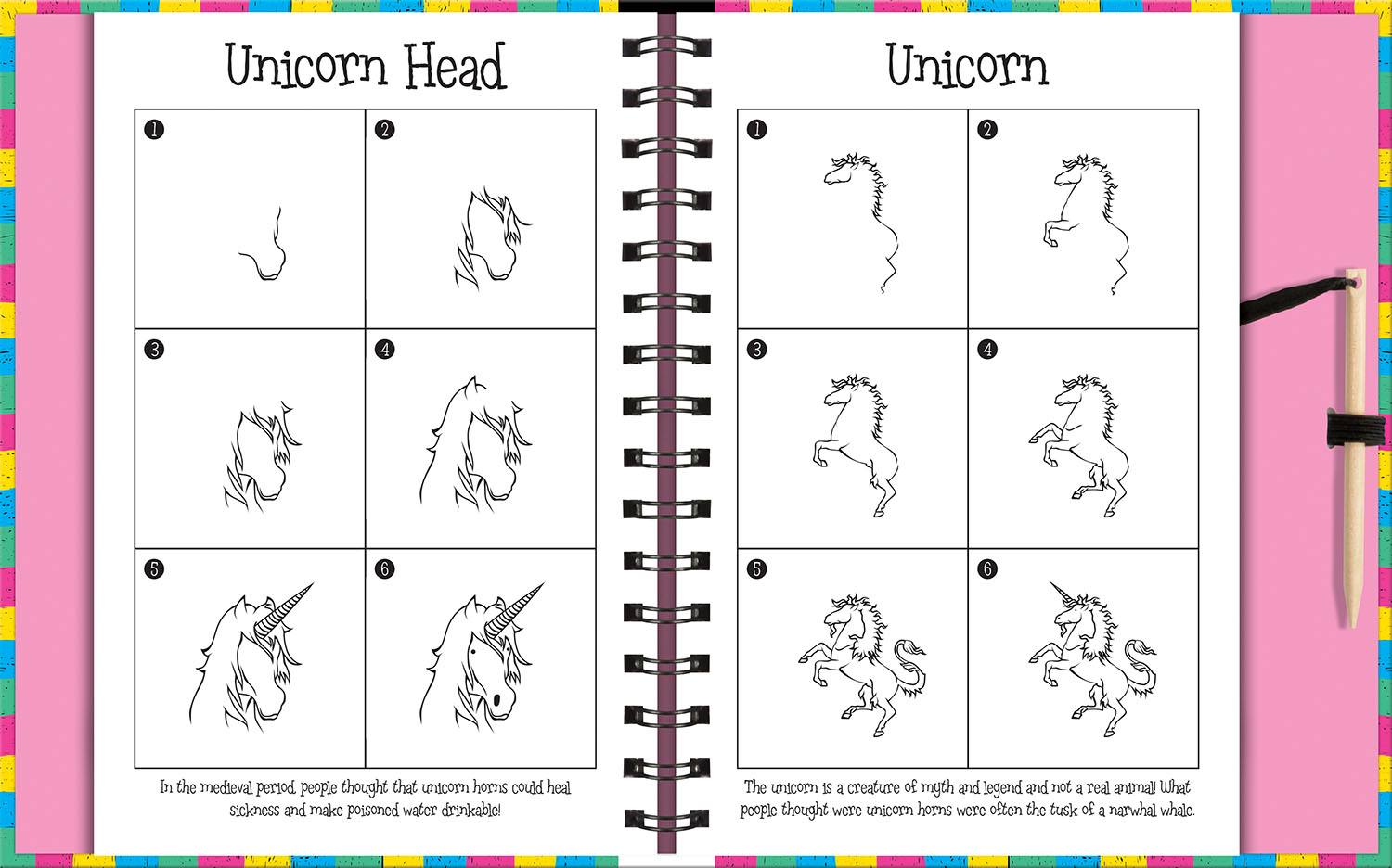 scratch and draw unicorns & horses too! - scratch art activity book - Ảnh 3