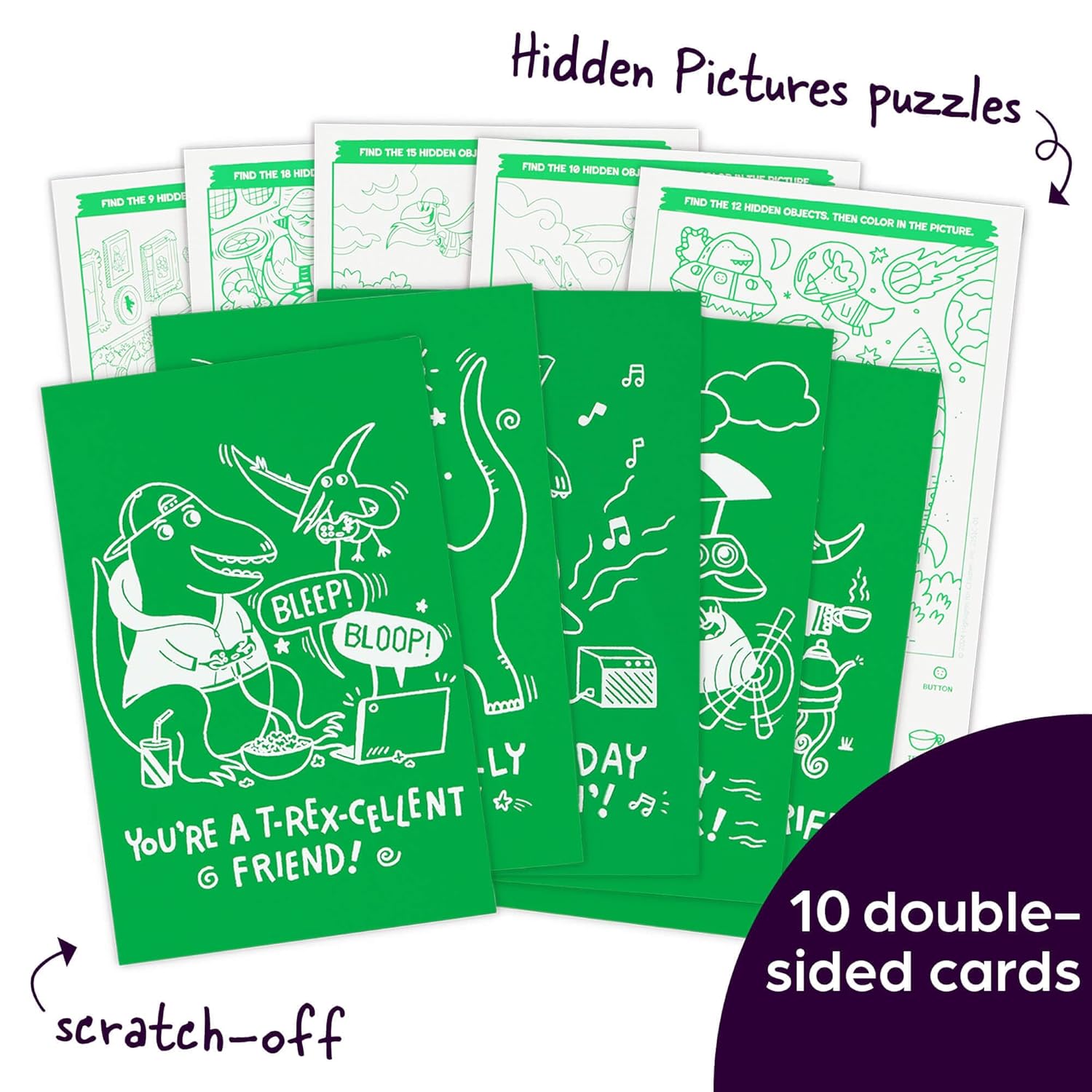 scratch-and-play - dinosaur hidden pictures - Ảnh 3