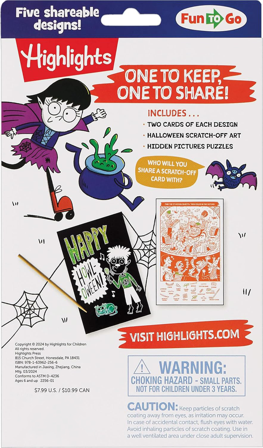 scratch-and-play halloween hidden pictures - Ảnh 3