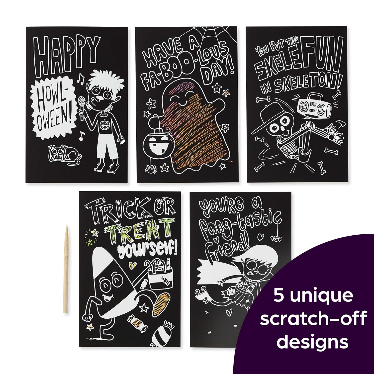 scratch-and-play halloween hidden pictures - Ảnh 4