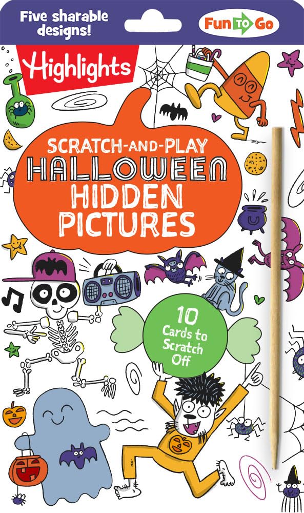 scratch-and-play halloween hidden pictures - Ảnh 8