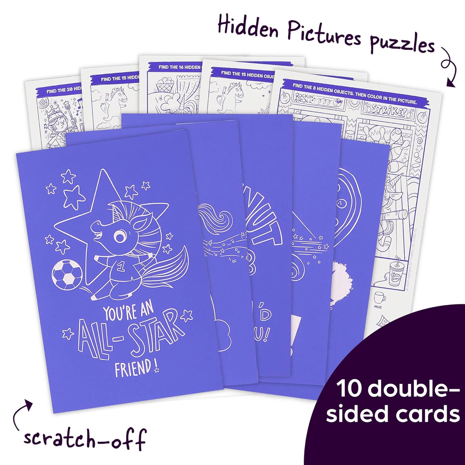 scratch-and-play - unicorn hidden pictures - Ảnh 3