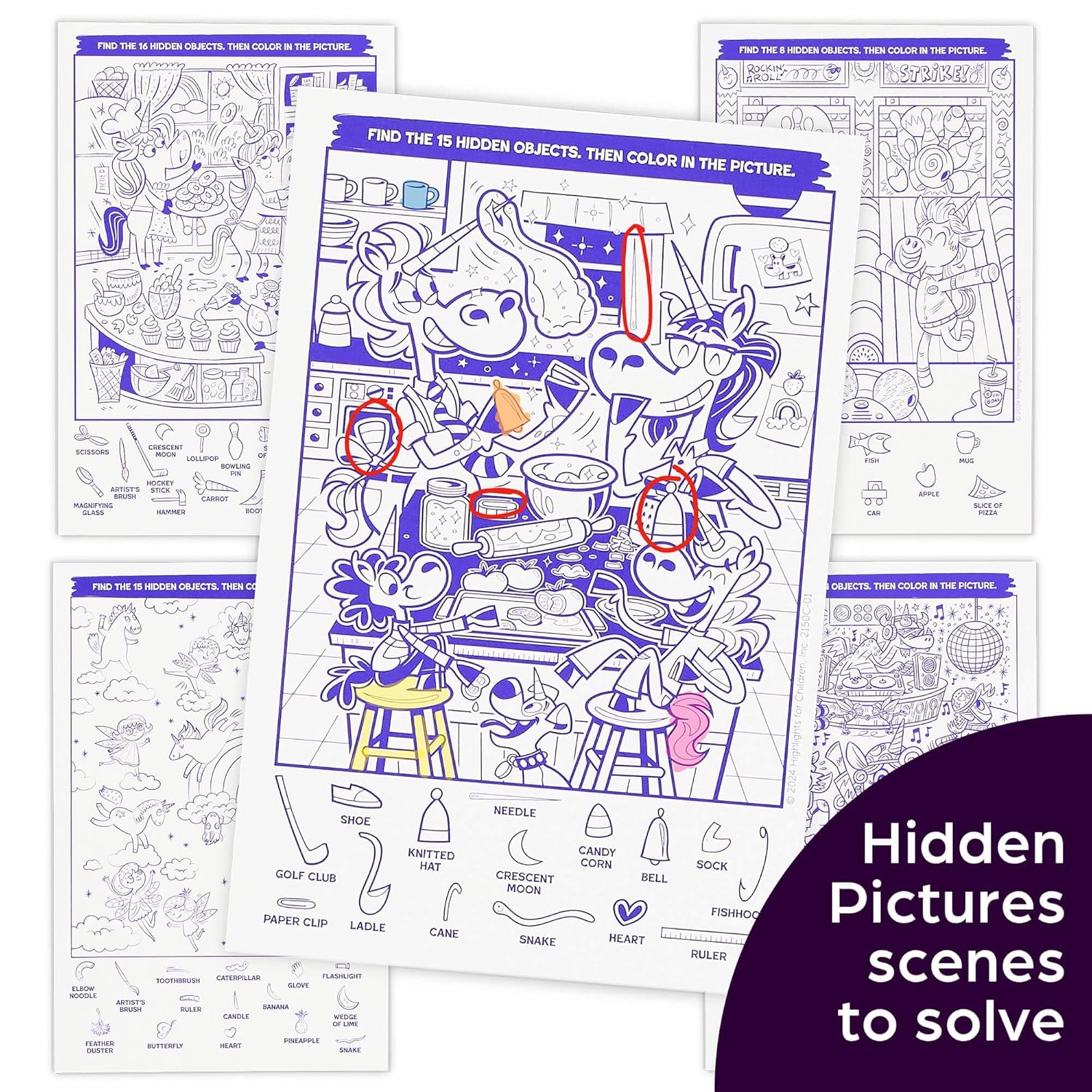 scratch-and-play - unicorn hidden pictures - Ảnh 6