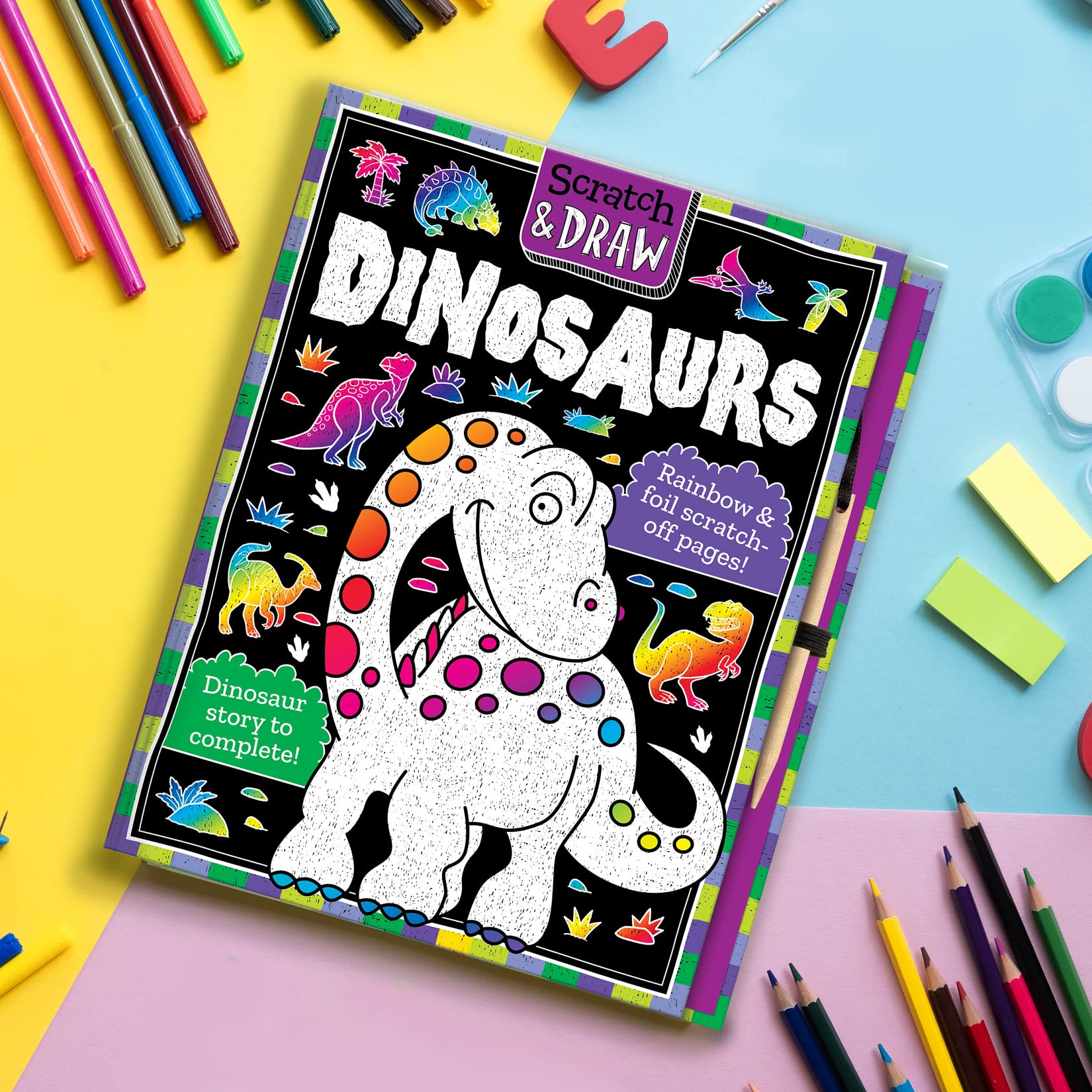 scratch & draw - dinosaurs - Ảnh 3