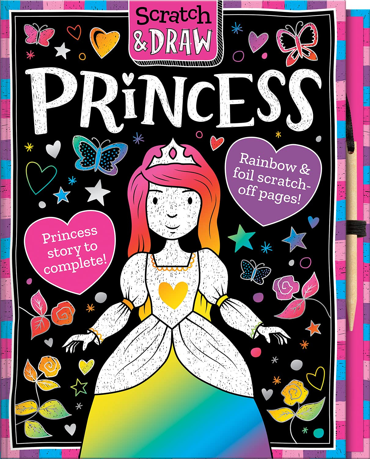 scratch & draw princess - scratch art activity book - Ảnh 2
