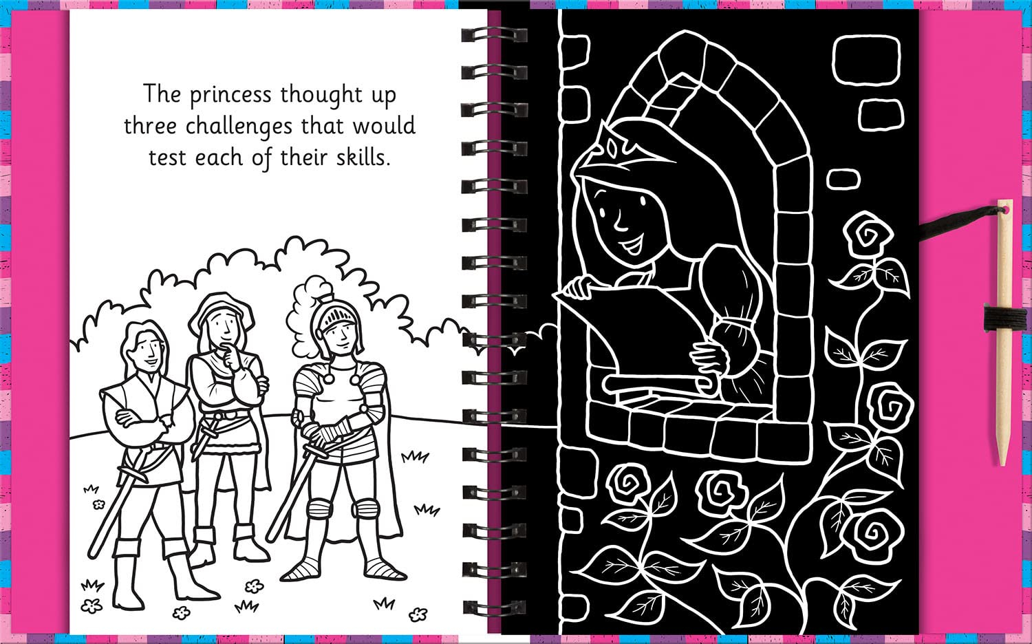 scratch & draw princess - scratch art activity book - Ảnh 3