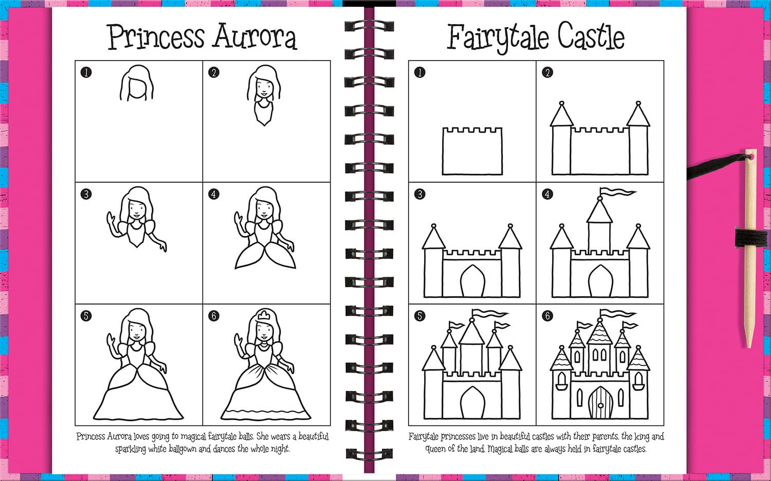 scratch & draw princess - scratch art activity book - Ảnh 5