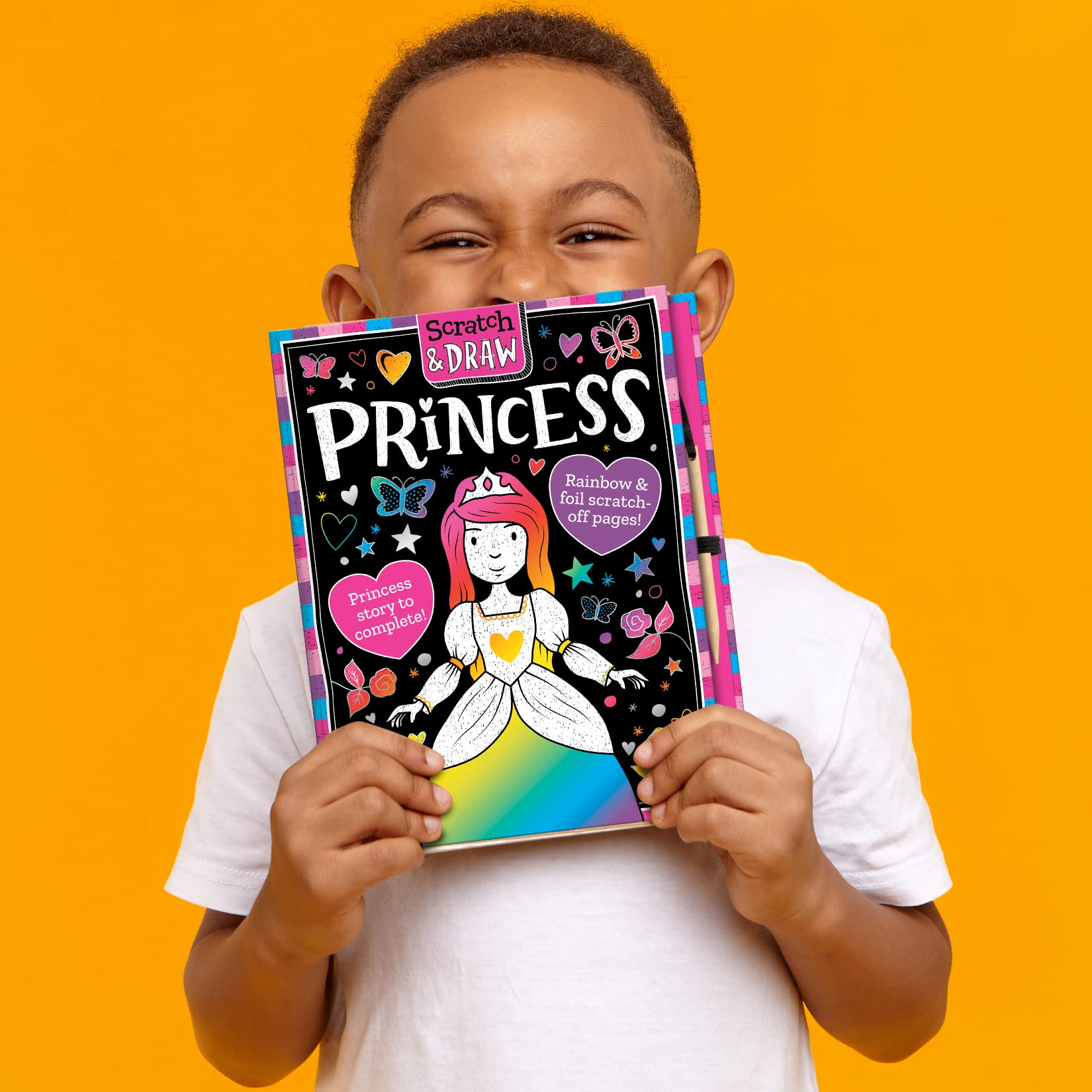 scratch & draw princess - scratch art activity book - Ảnh 8