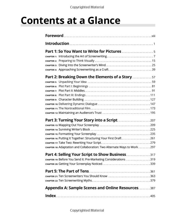 screenwriting for dummies 3rd edition - Ảnh 5