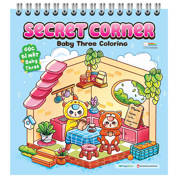 secret corner - baby three coloring - góc bí mật baby three