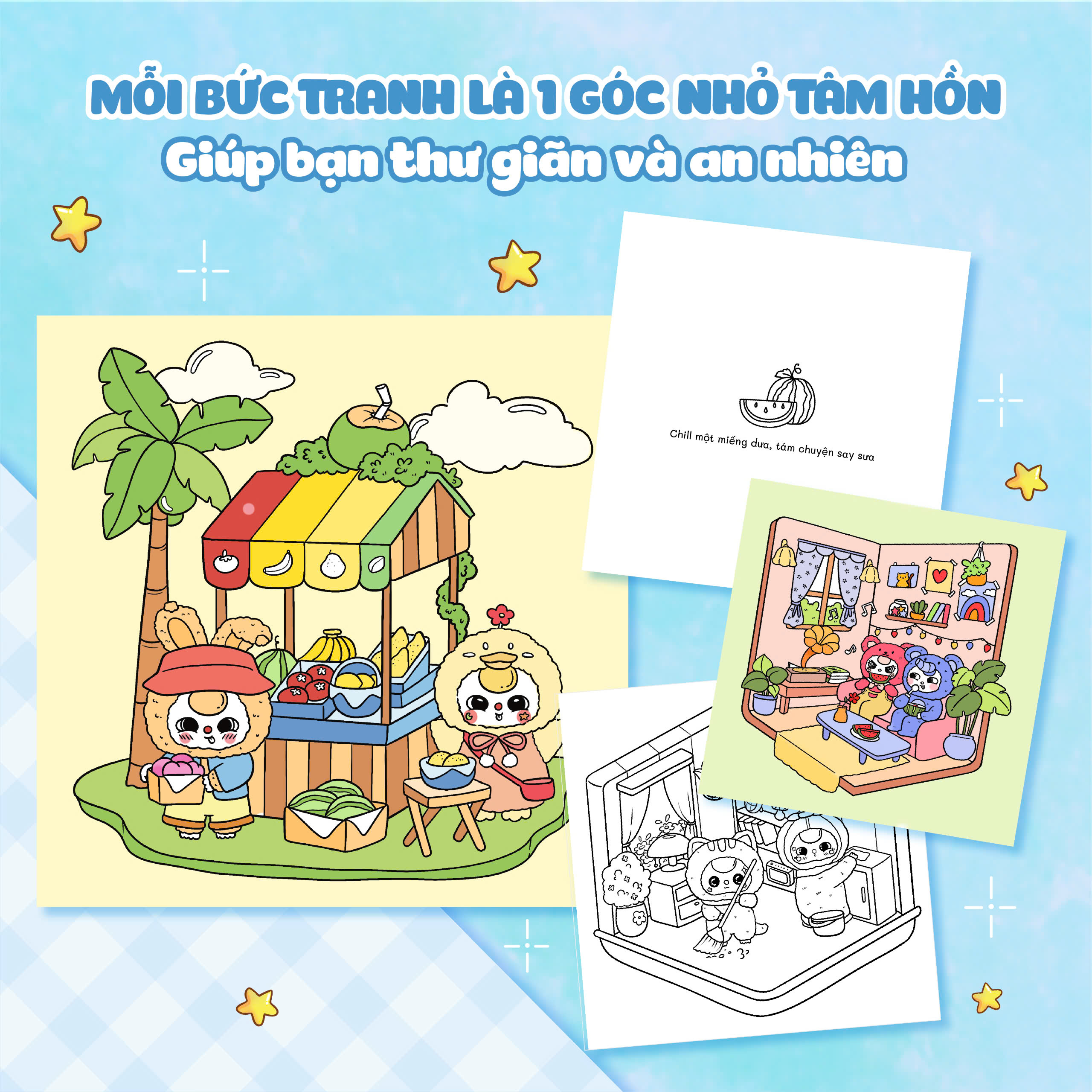 secret corner - baby three coloring - góc bí mật baby three - Ảnh 4