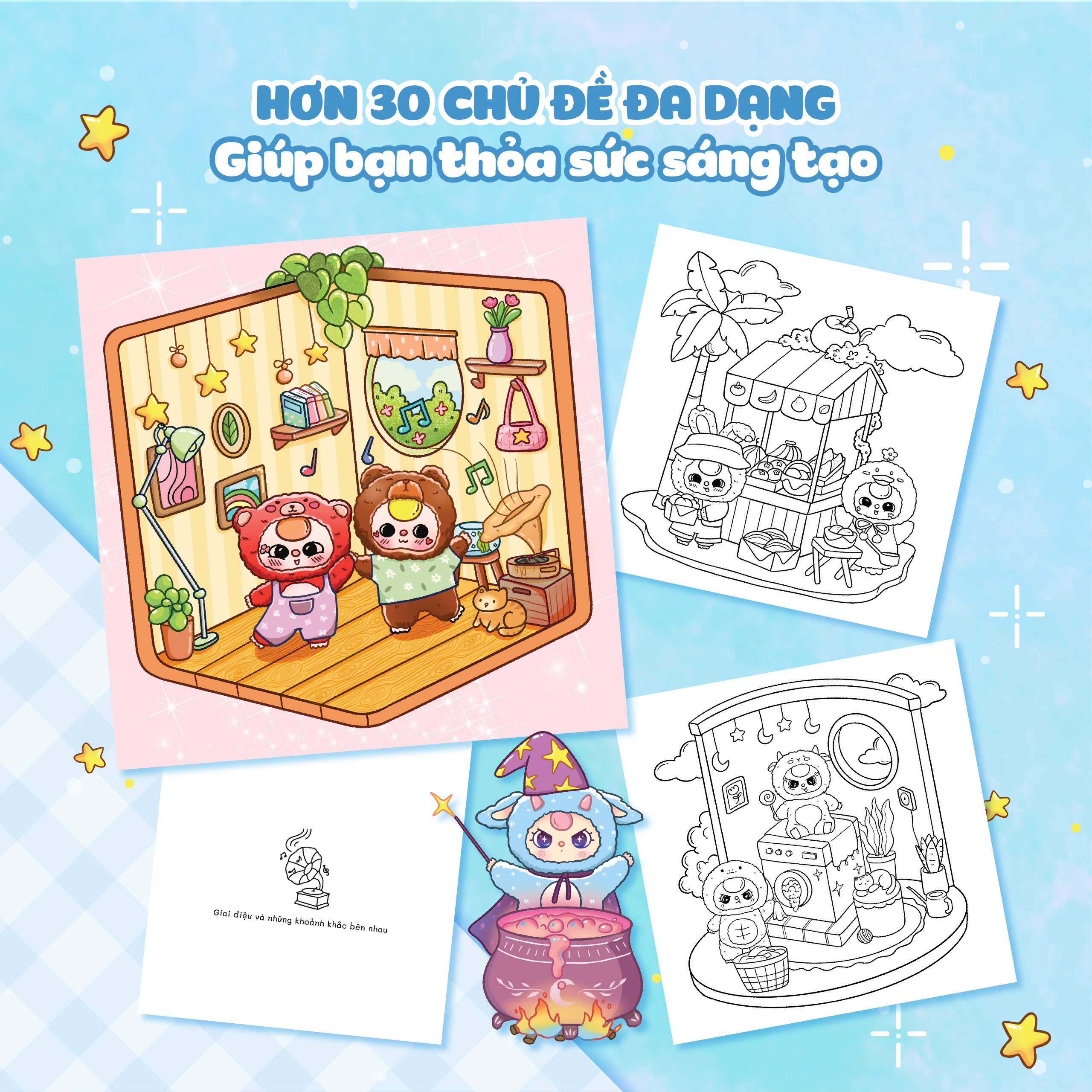 secret corner - baby three coloring - góc bí mật baby three - Ảnh 5