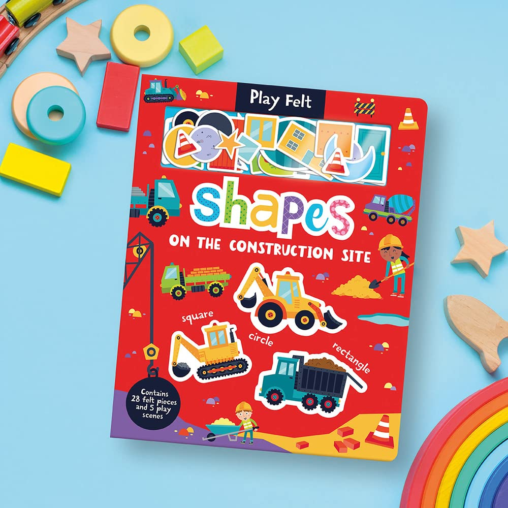 shapes on the construction site (play felt educational) - Ảnh 3