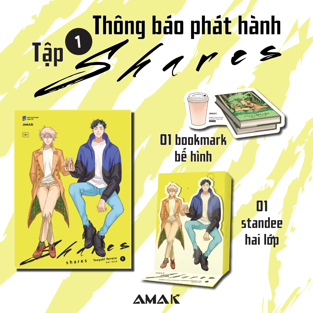 shares - tập 1 - tặng kèm bookmark bế hình + standee hai lớp - Ảnh 2