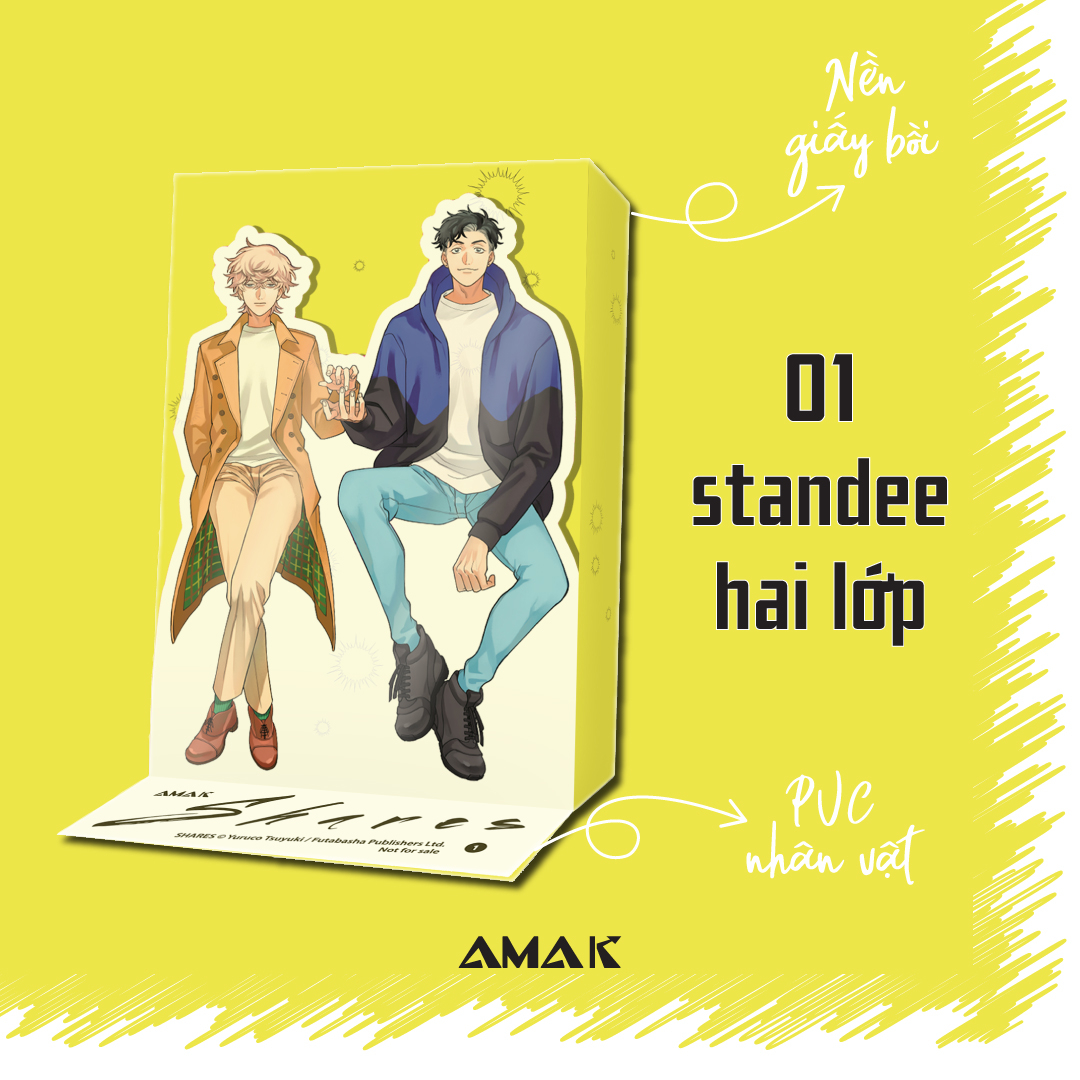 shares - tập 1 - tặng kèm bookmark bế hình + standee hai lớp - Ảnh 5