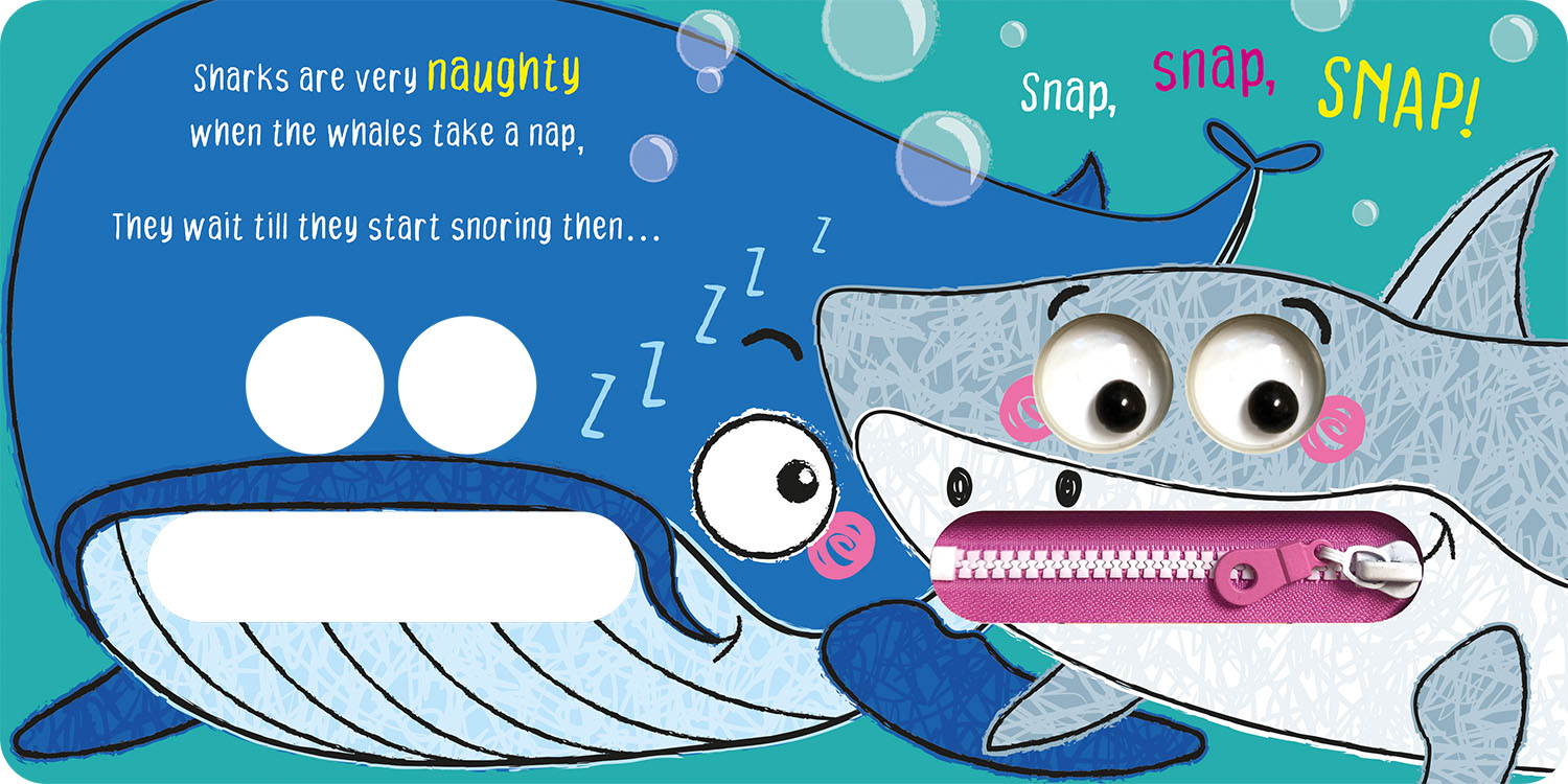 shh shh shark! (a wobbly-eye zipper books) - Ảnh 3