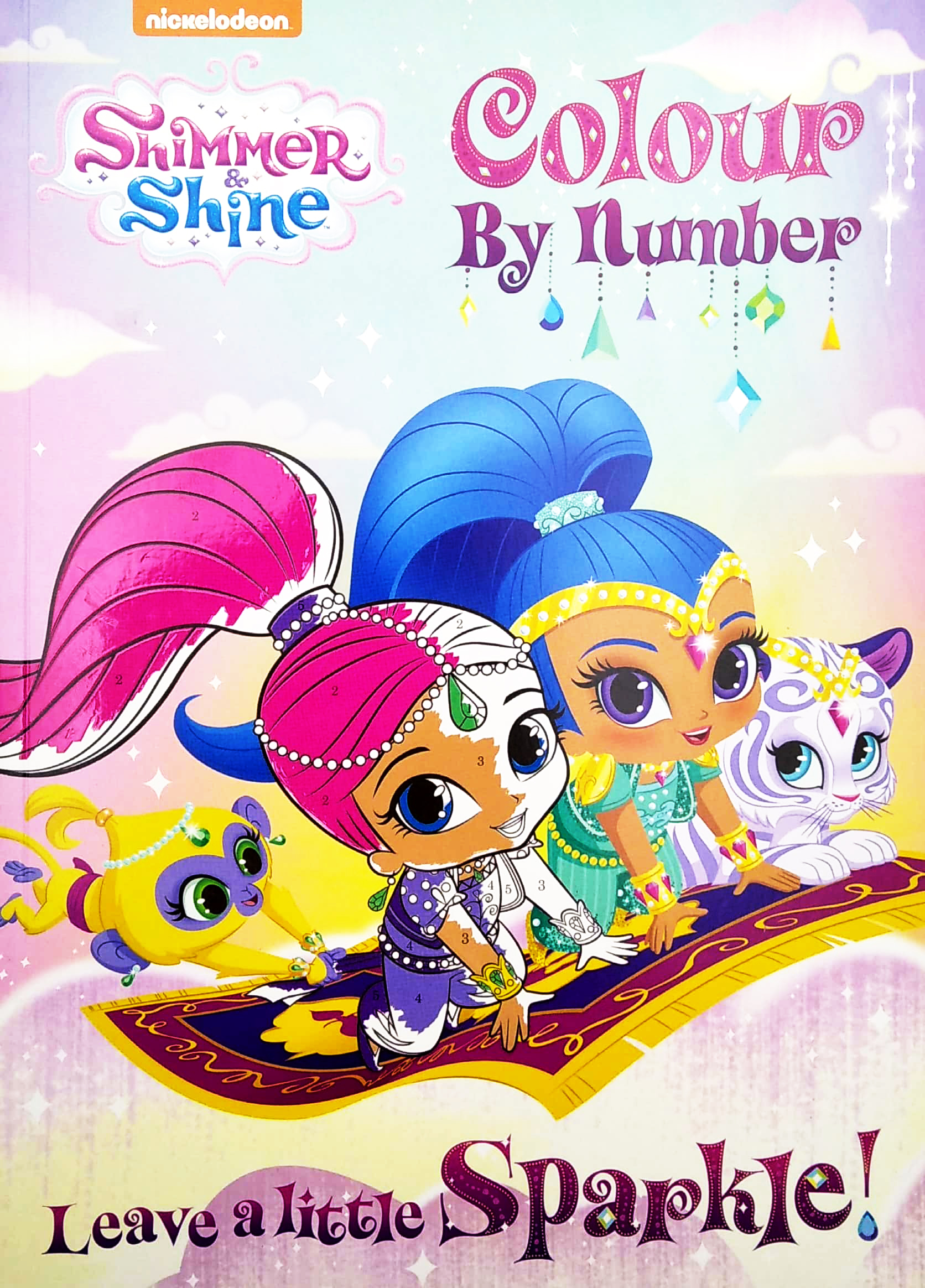 shimmer and shine leave a little sparkle! colour by number - Ảnh 2