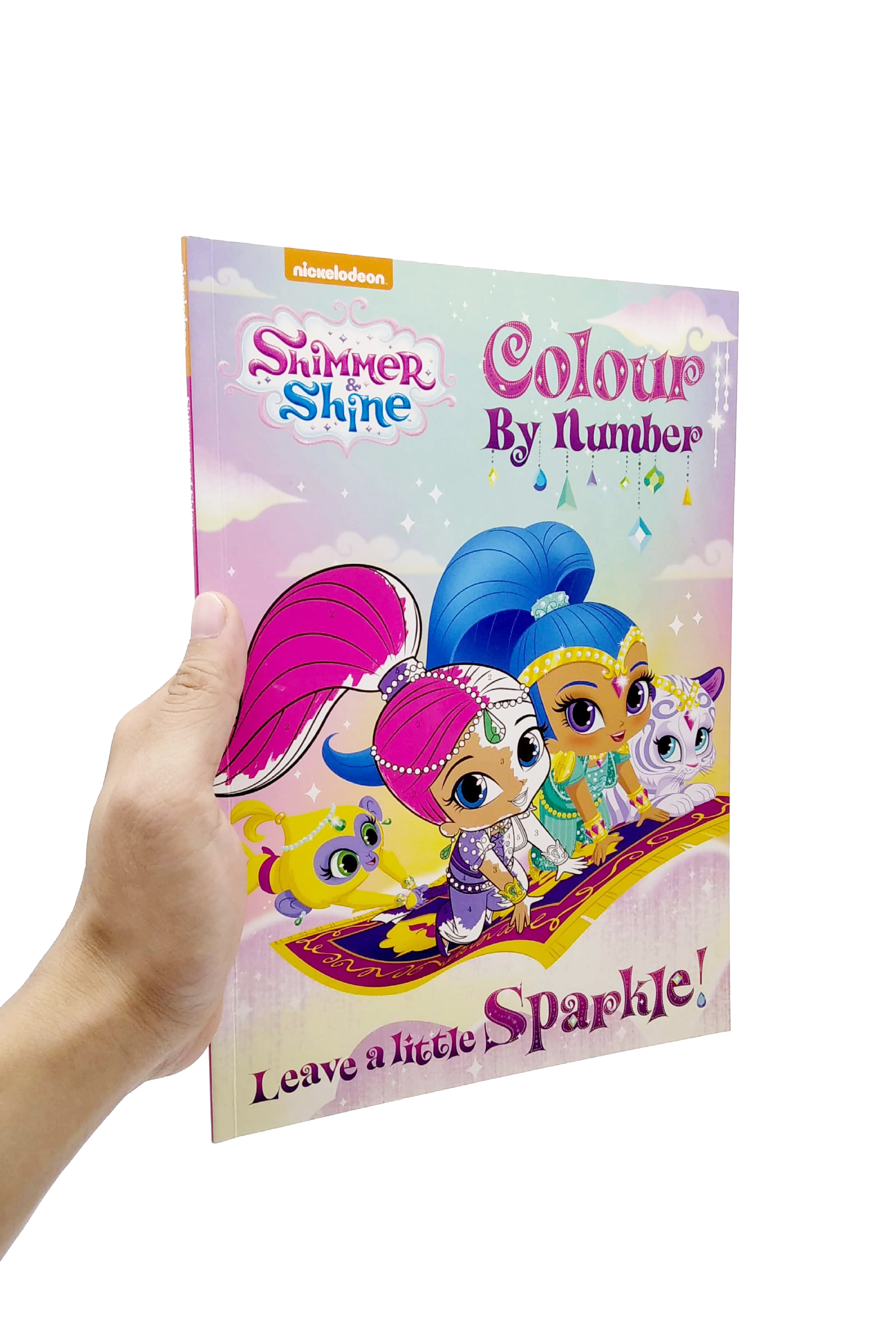 shimmer and shine leave a little sparkle! colour by number - Ảnh 7