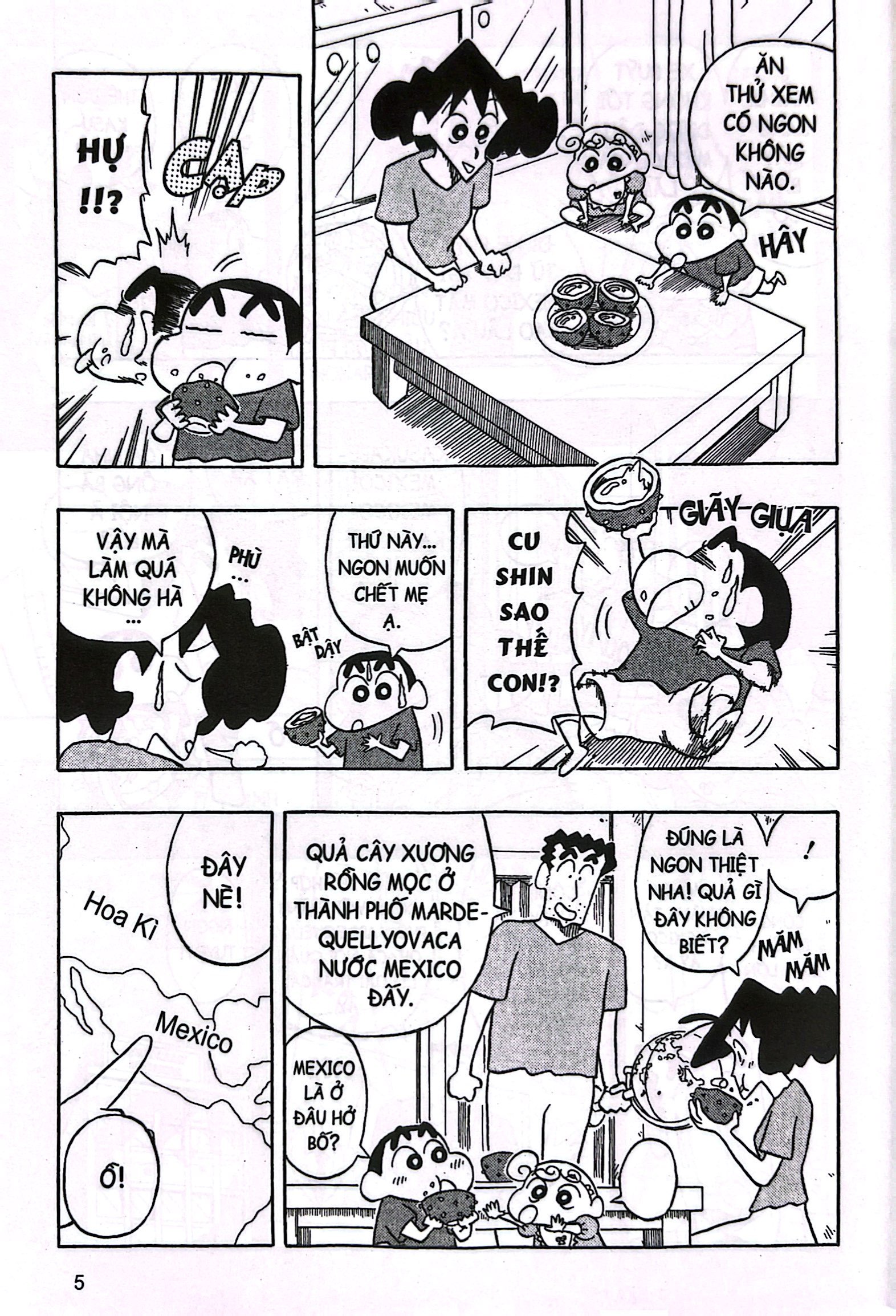 shin - cậu bé bút chì - truyện dài - tập 15 - câu chuyện xuất ngoại và trận chiến xương rồng - Ảnh 5