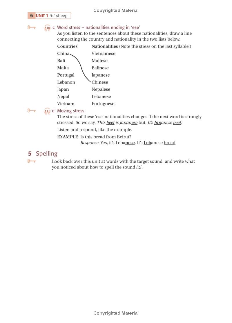 ship or sheep? an intermediate pronunciation course 3rd edition - Ảnh 12
