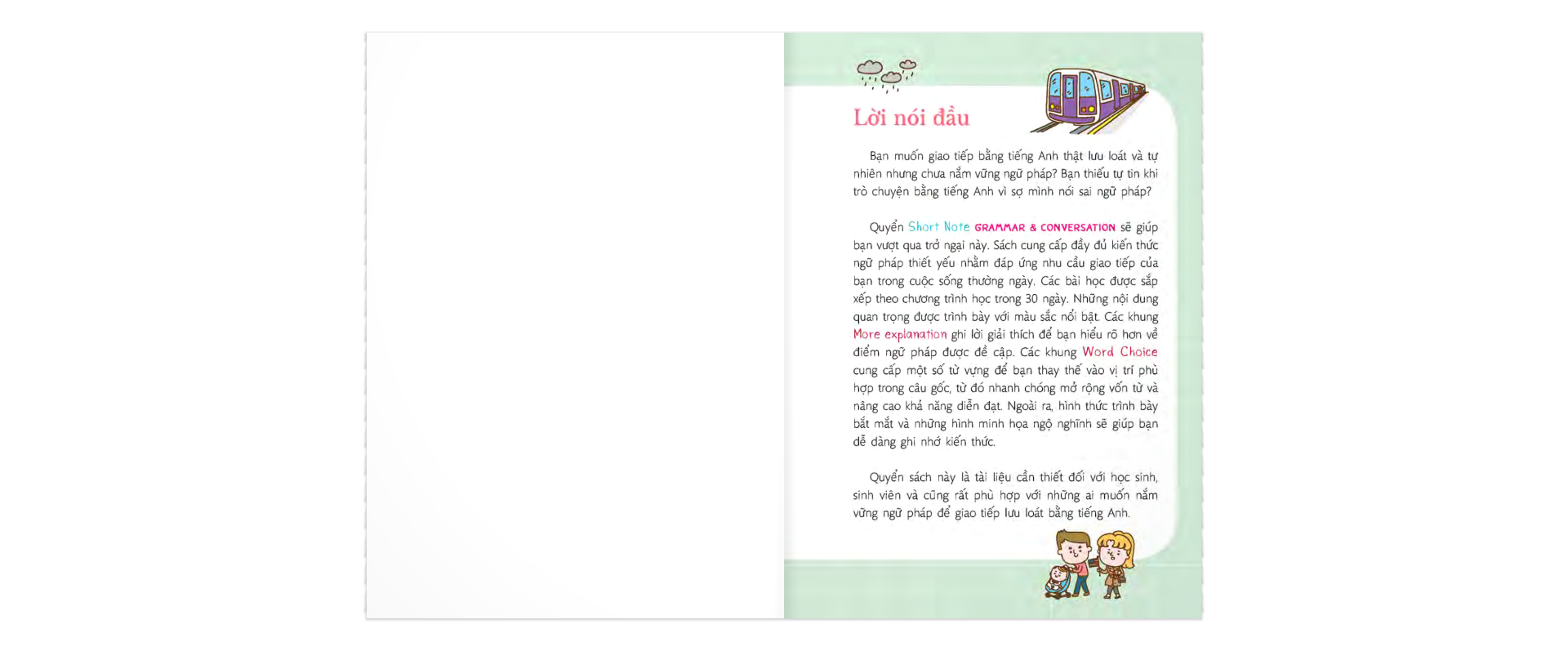 short note grammar & conversation - học đàm thoại tiếng anh chuẩn ngữ pháp - Ảnh 2