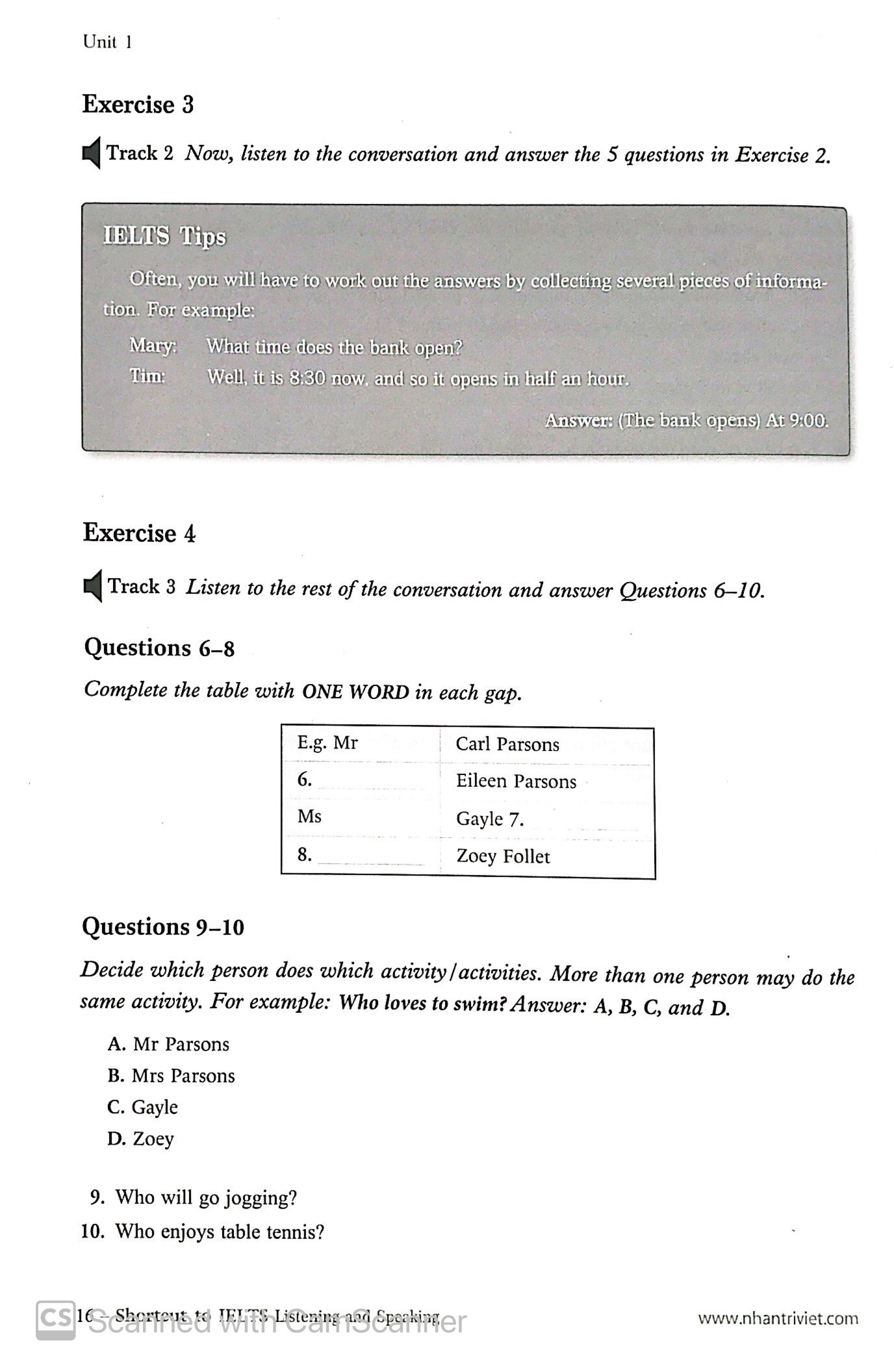 shortcut to ielts - listening & speaking (kèm cd) - Ảnh 10