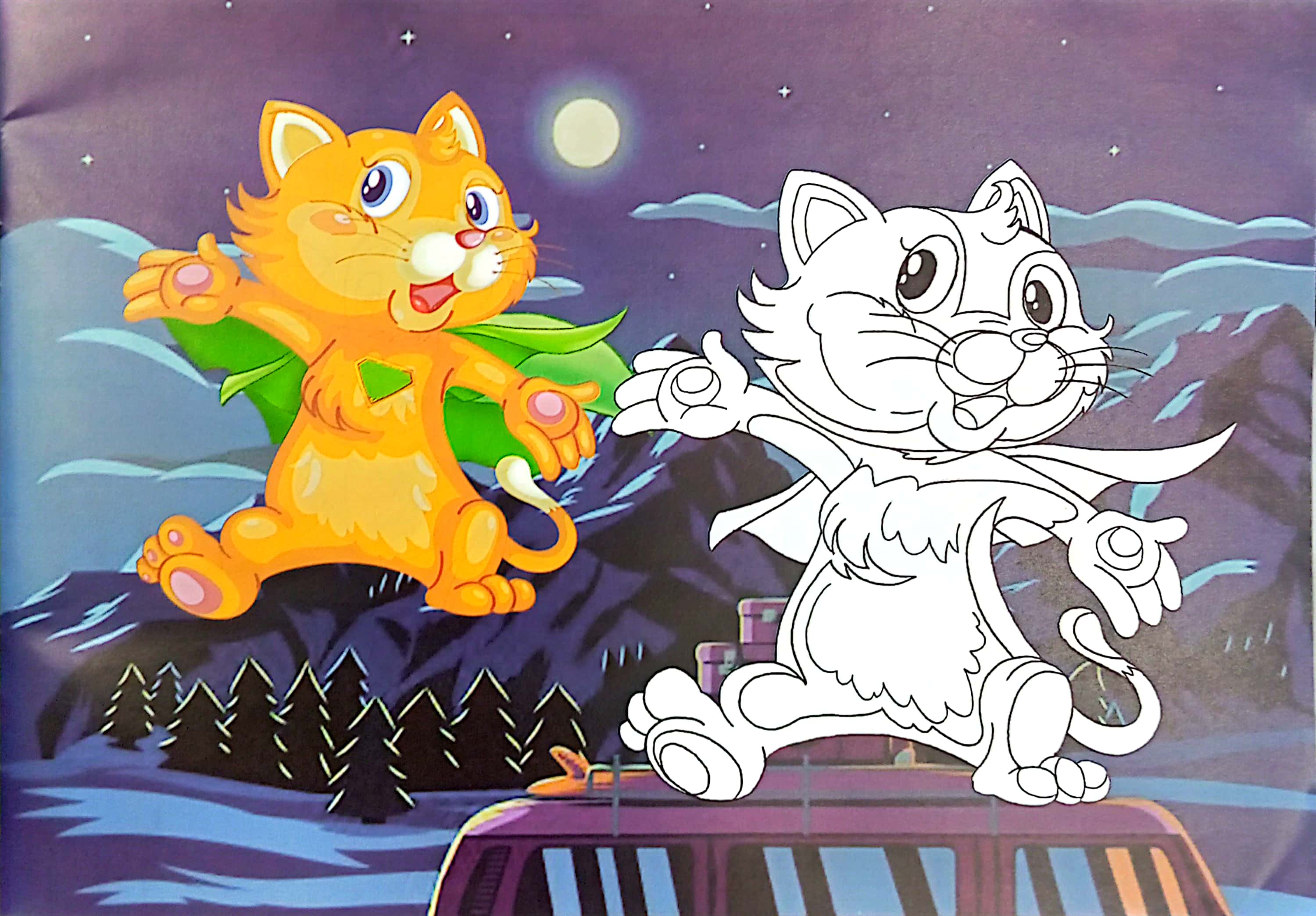 siêu nhân rừng xanh - bé chơi với bút màu - Ảnh 4