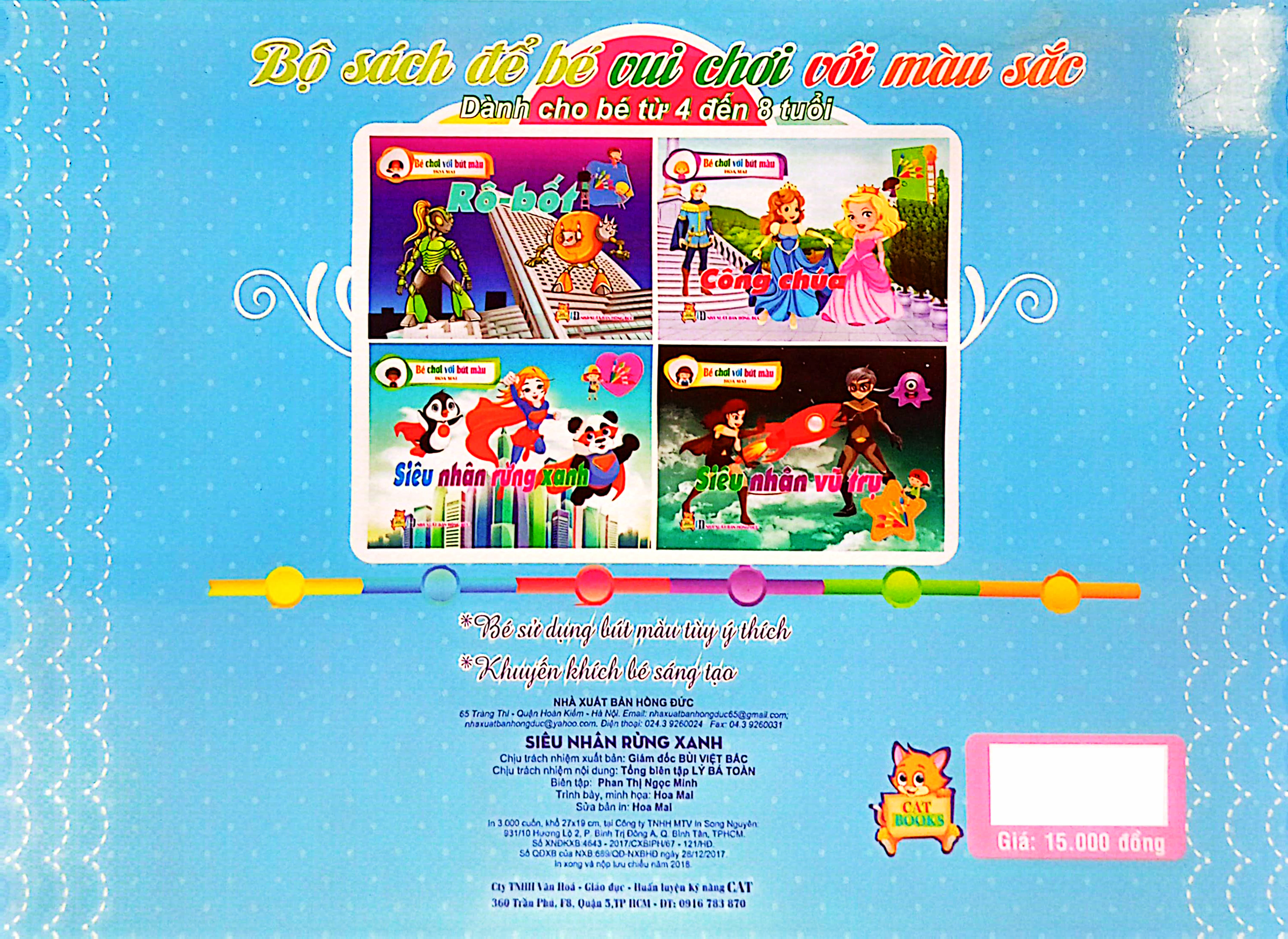 siêu nhân rừng xanh - bé chơi với bút màu - Ảnh 7