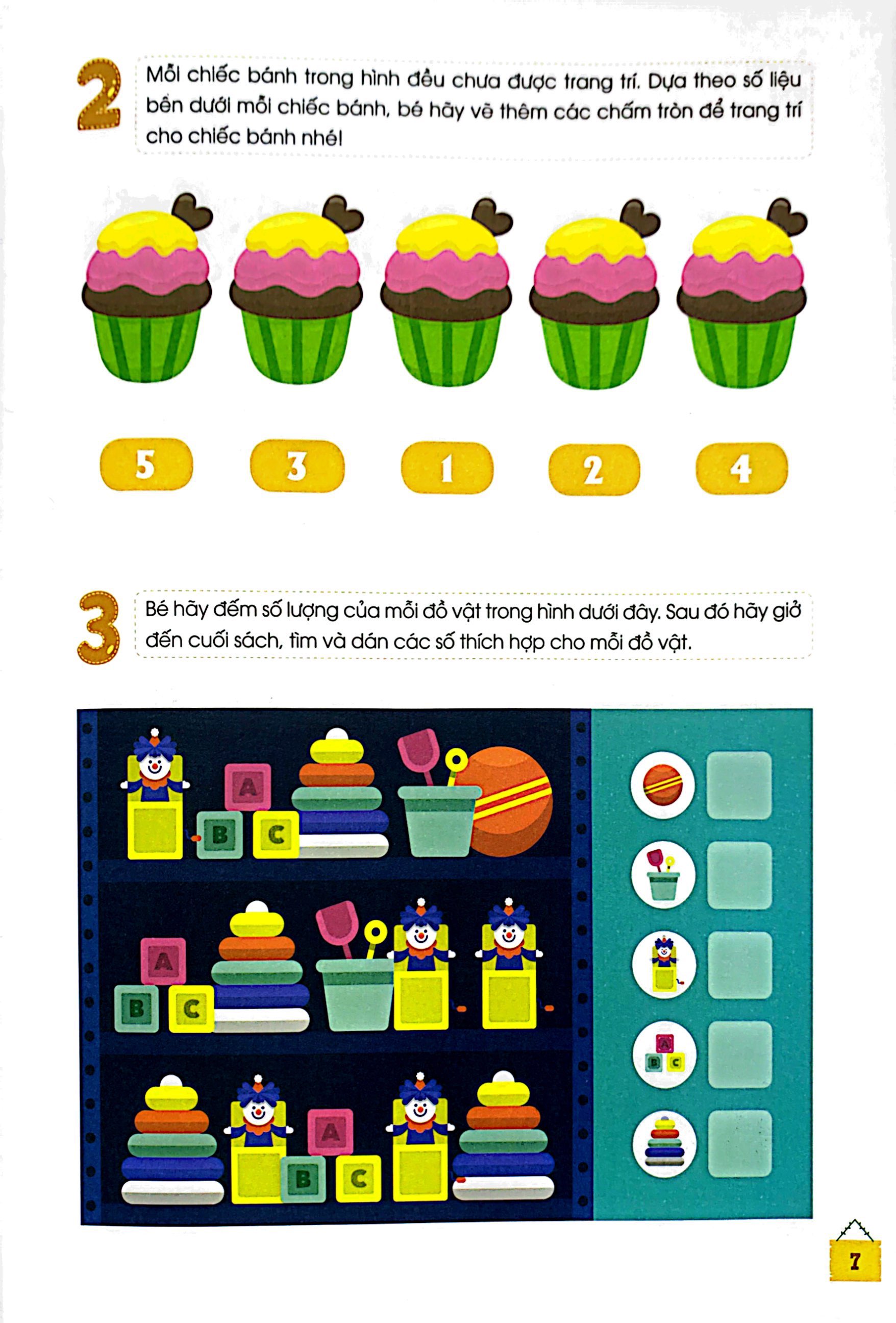 siêu nhí khám phá - toán tư duy - phát triển toàn diện iq toán học dành cho bé từ 3-4 tuổi - Ảnh 6