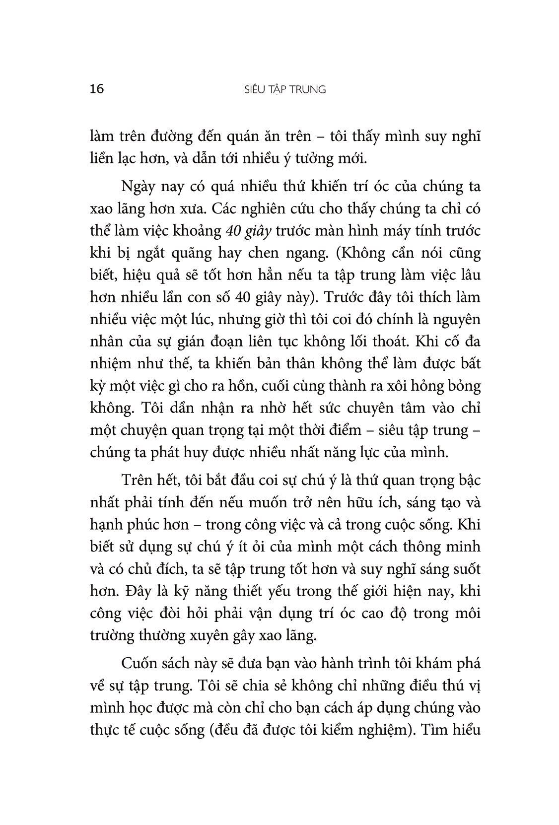 siêu tập trung - tăng hiệu quả trong một thế giới đa đoan (tái bản 2023) - Ảnh 10