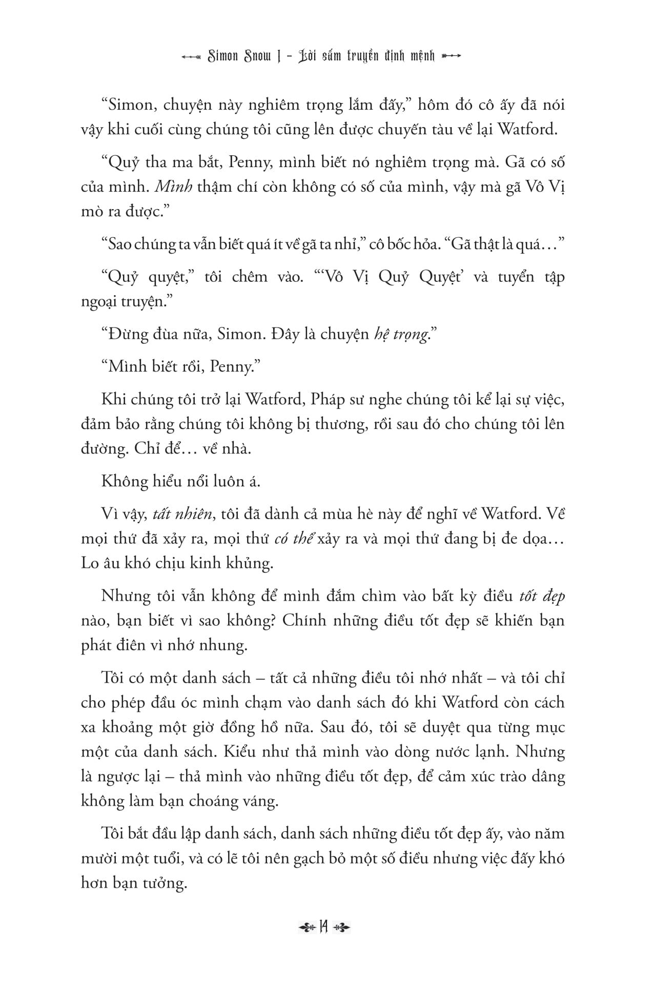 Simon Snow - Tập 1 - Lời Sấm Truyền Định Mệnh - Ảnh 14