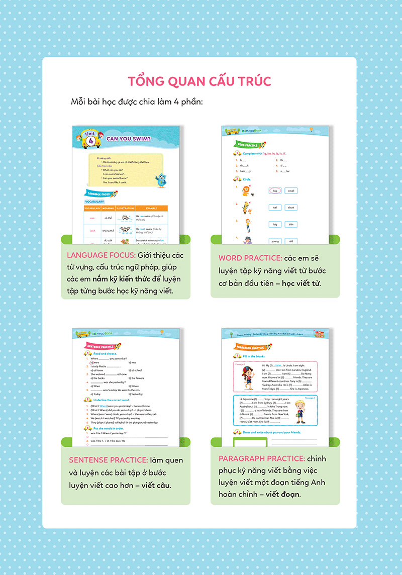 simple writing - em học kỹ năng viết tiếng anh thật đơn giản lớp 4 - Ảnh 3