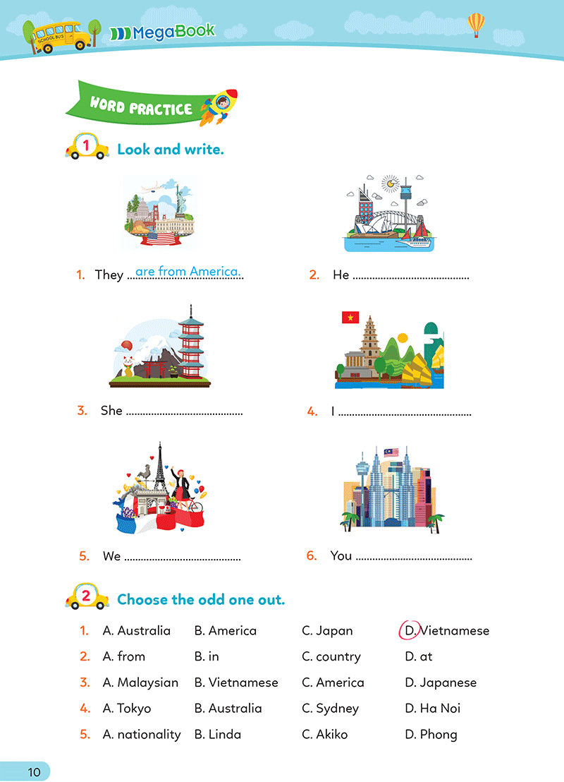 simple writing - em học kỹ năng viết tiếng anh thật đơn giản lớp 4 - Ảnh 7