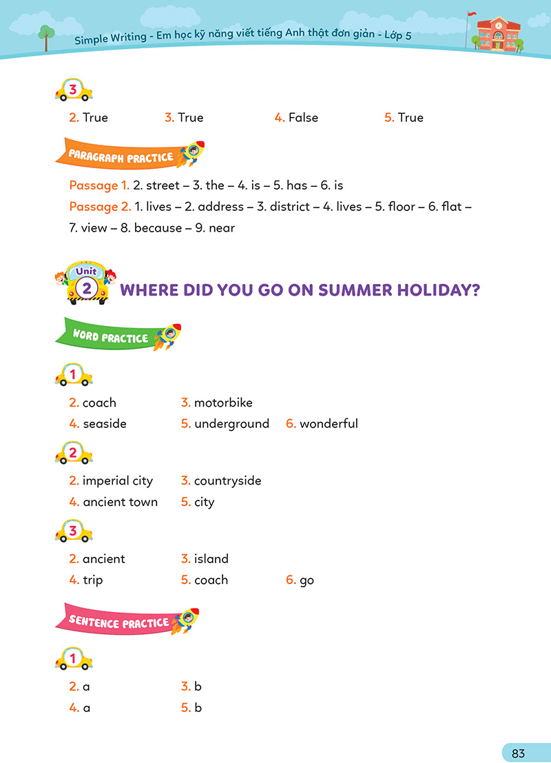 simple writing - em học kỹ năng viết tiếng anh thật đơn giản lớp 5 - Ảnh 11