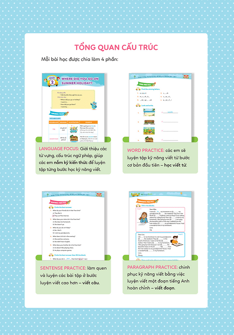 simple writing - em học kỹ năng viết tiếng anh thật đơn giản lớp 5 - Ảnh 3