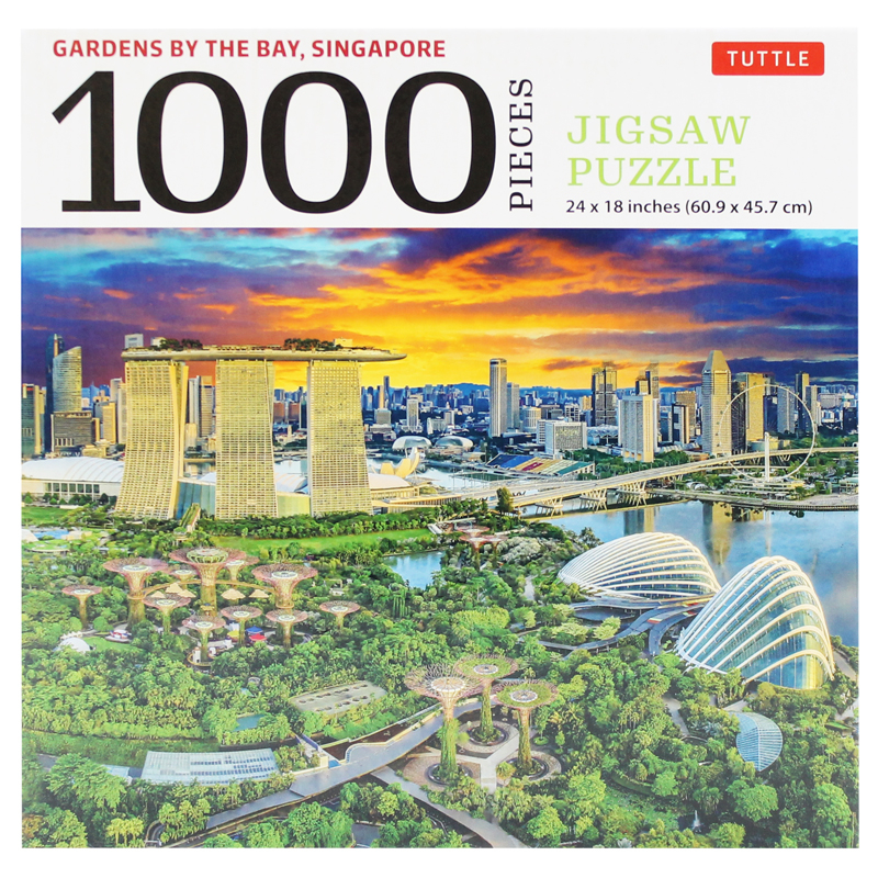 singapore's gardens by the bay - 1000 piece jigsaw puzzle (finished size 24 in x 18 in) - Ảnh 2