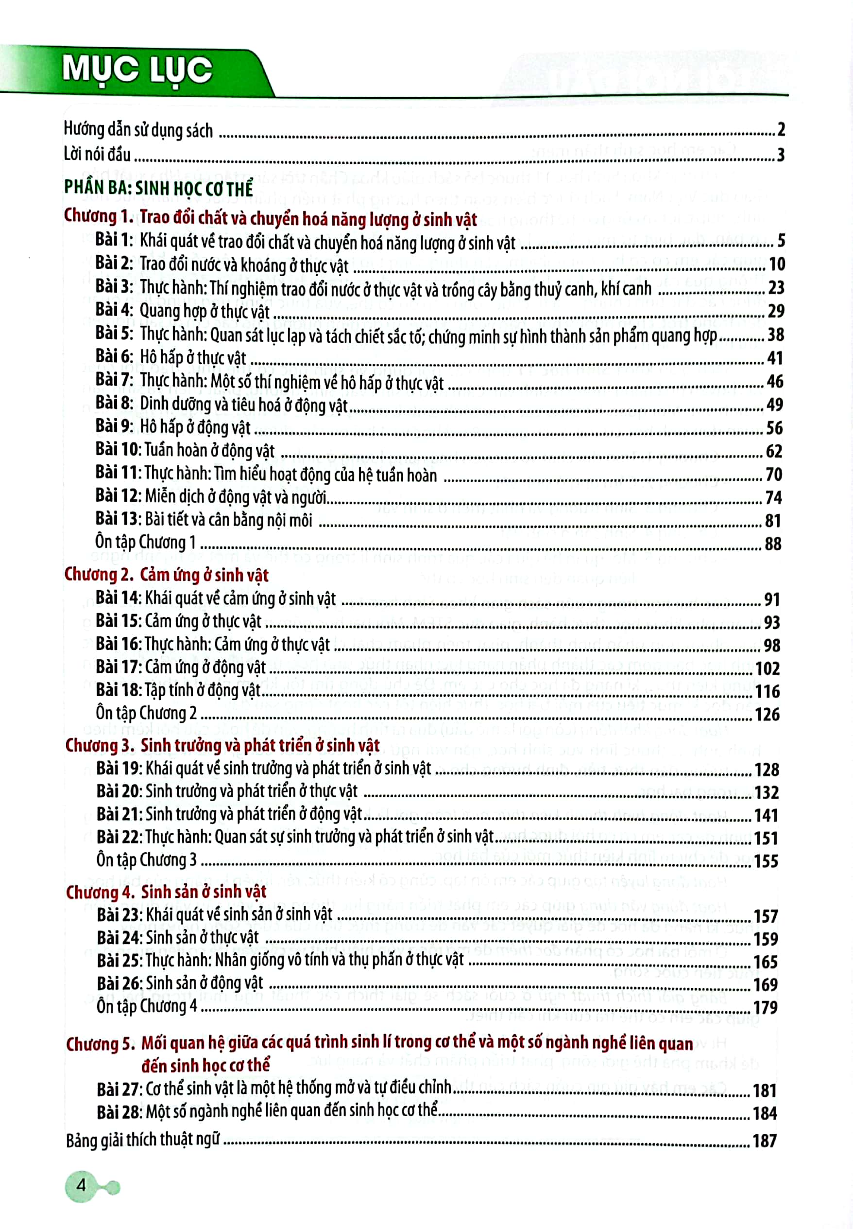 Sinh Hoc 11 (Chan Troi Sang Tao) (Chuan) - Ảnh 3