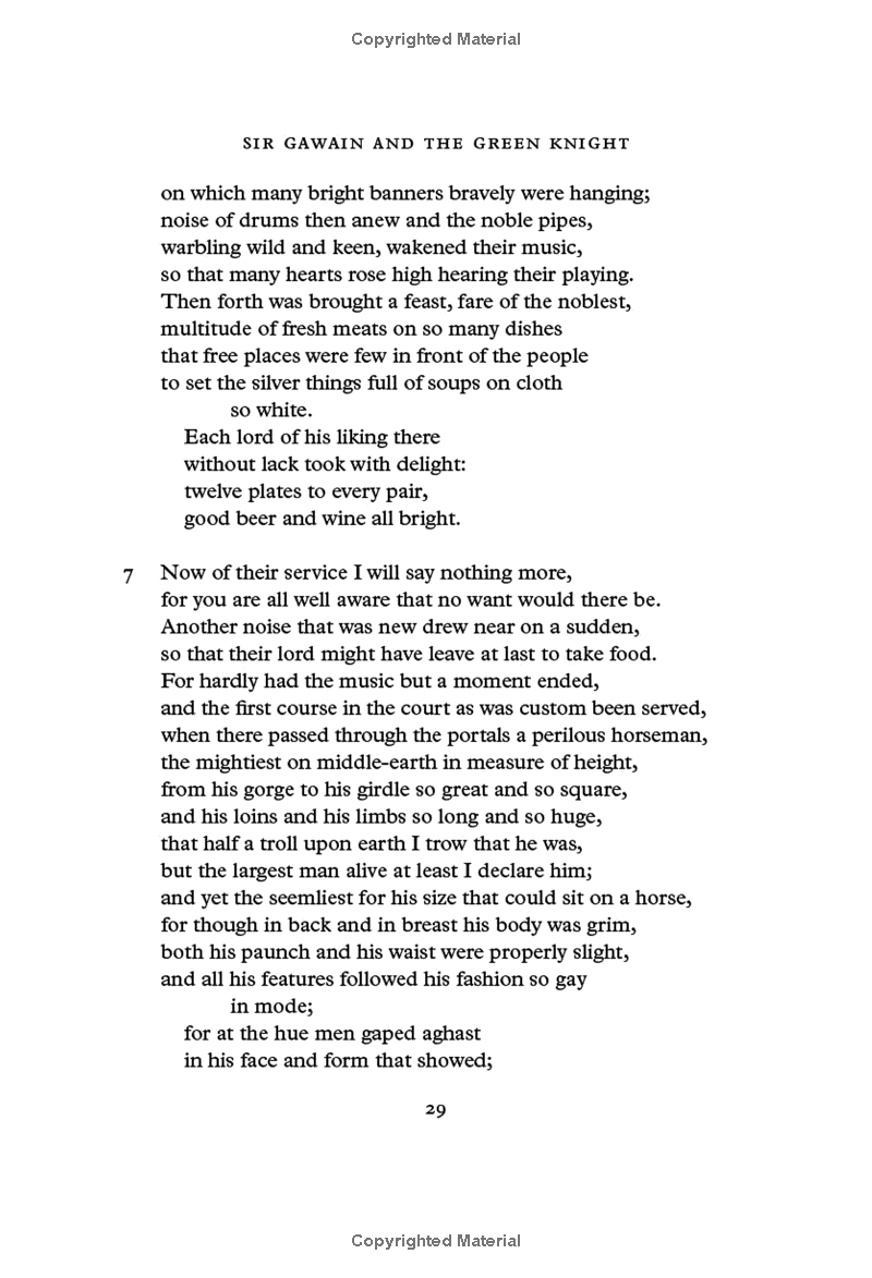 sir gawain and the green knight: with pearl and sir orfeo - Ảnh 8