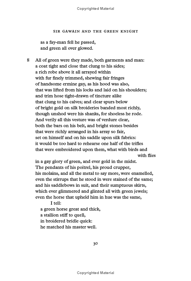 sir gawain and the green knight: with pearl and sir orfeo - Ảnh 9