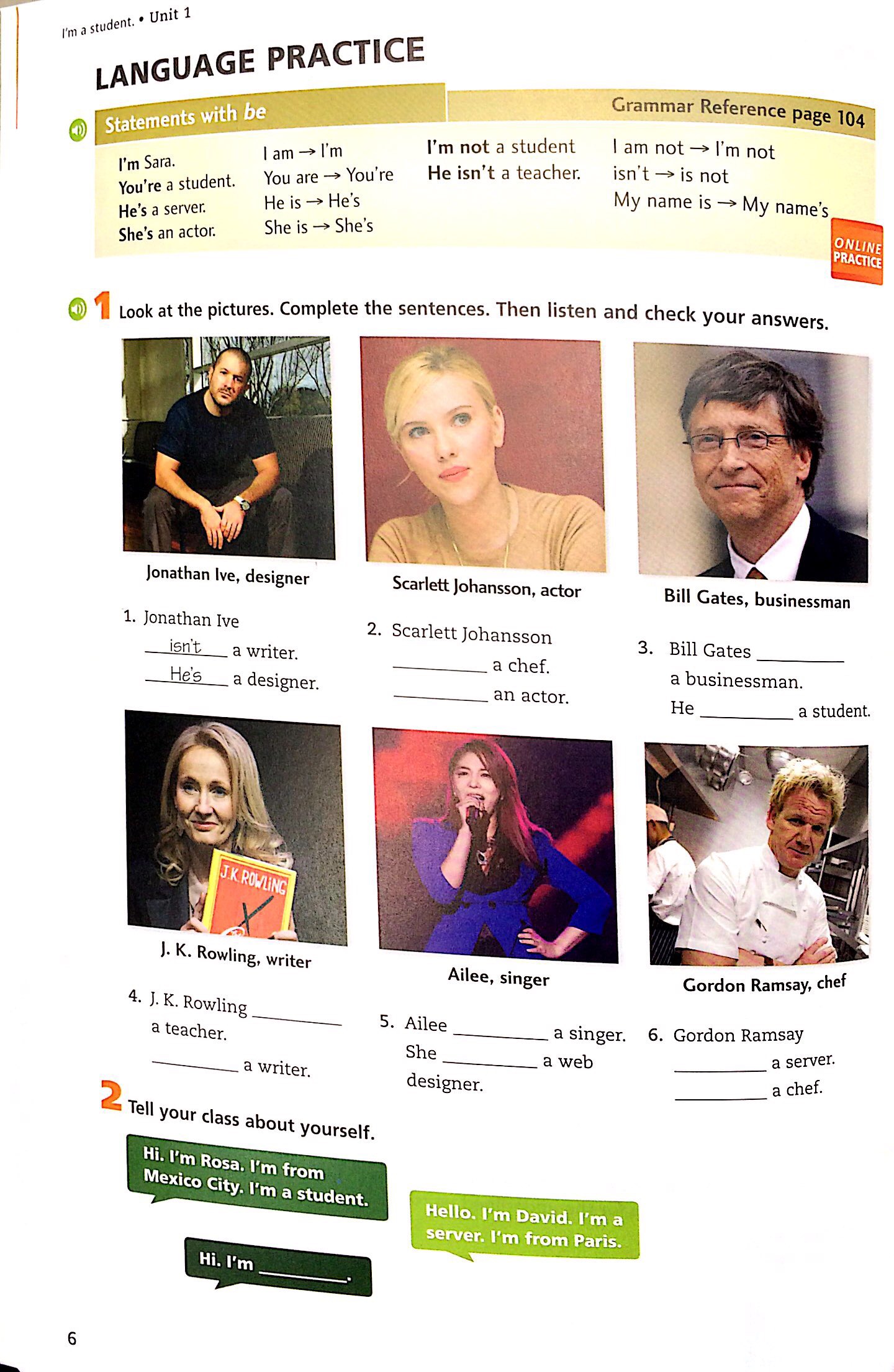 smart choice starter 3e sb with online practice - Ảnh 7