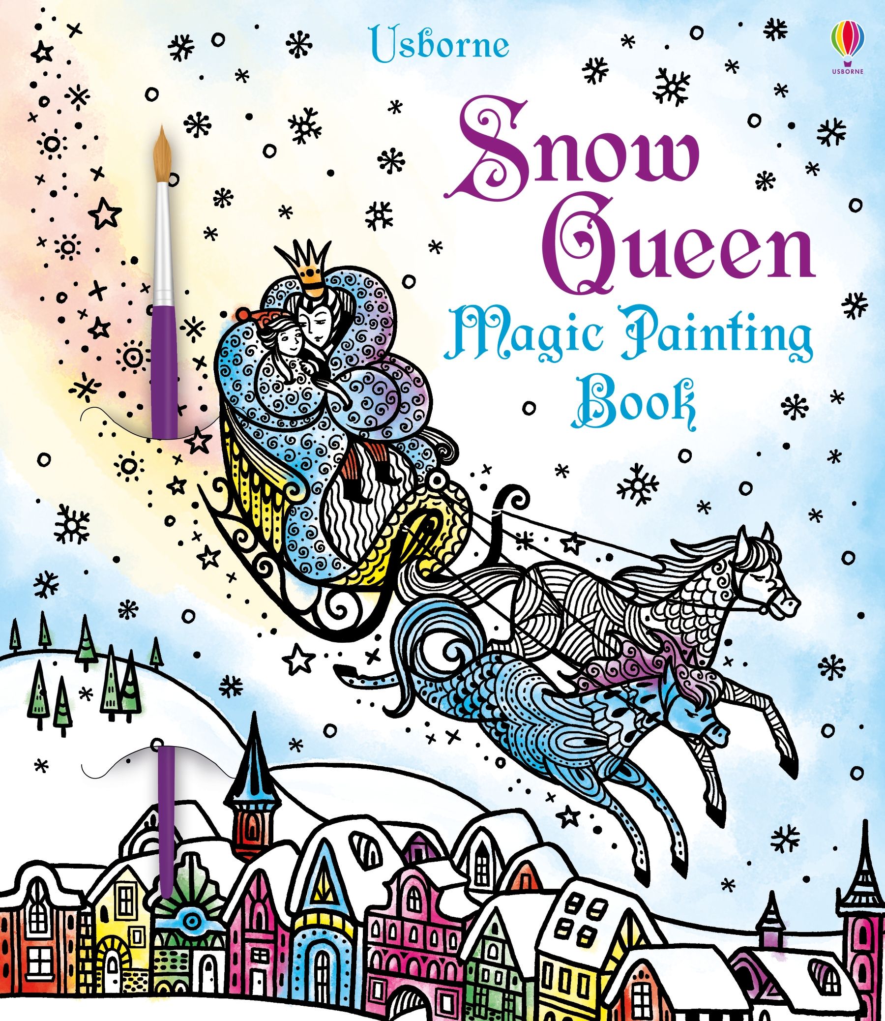 snow queen magic painting book - Ảnh 2