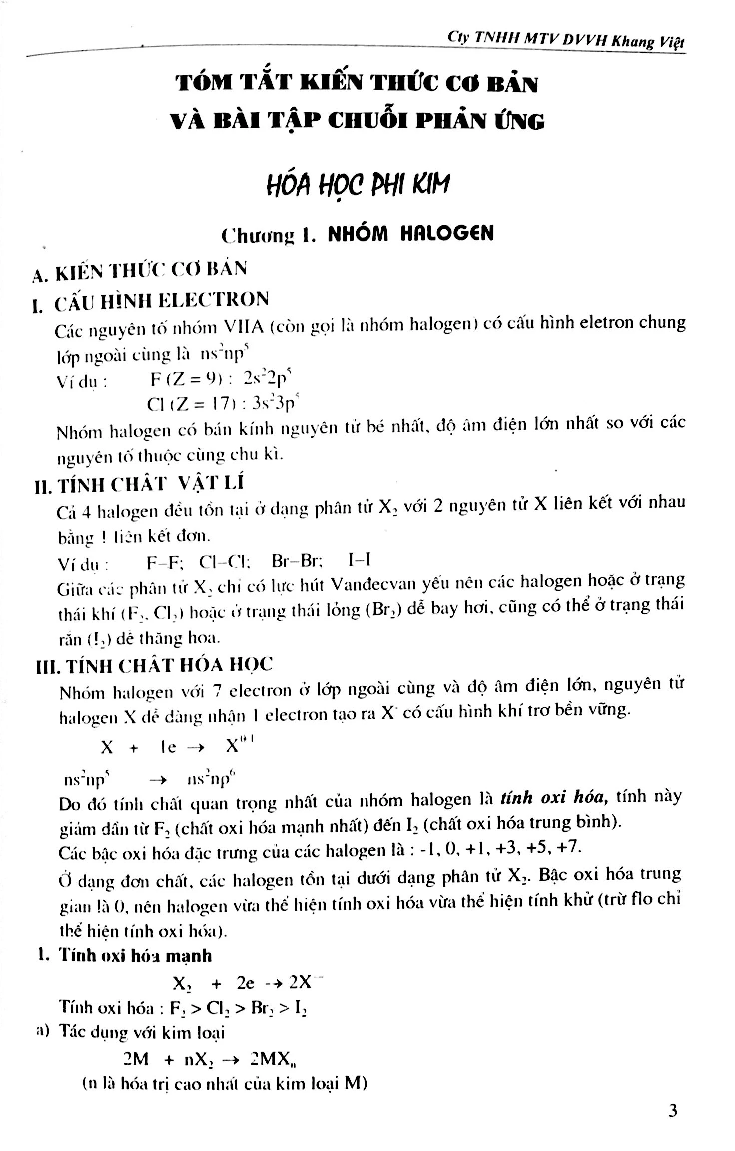 sơ đồ chuổi phản ứng hóa học vô cơ - Ảnh 2