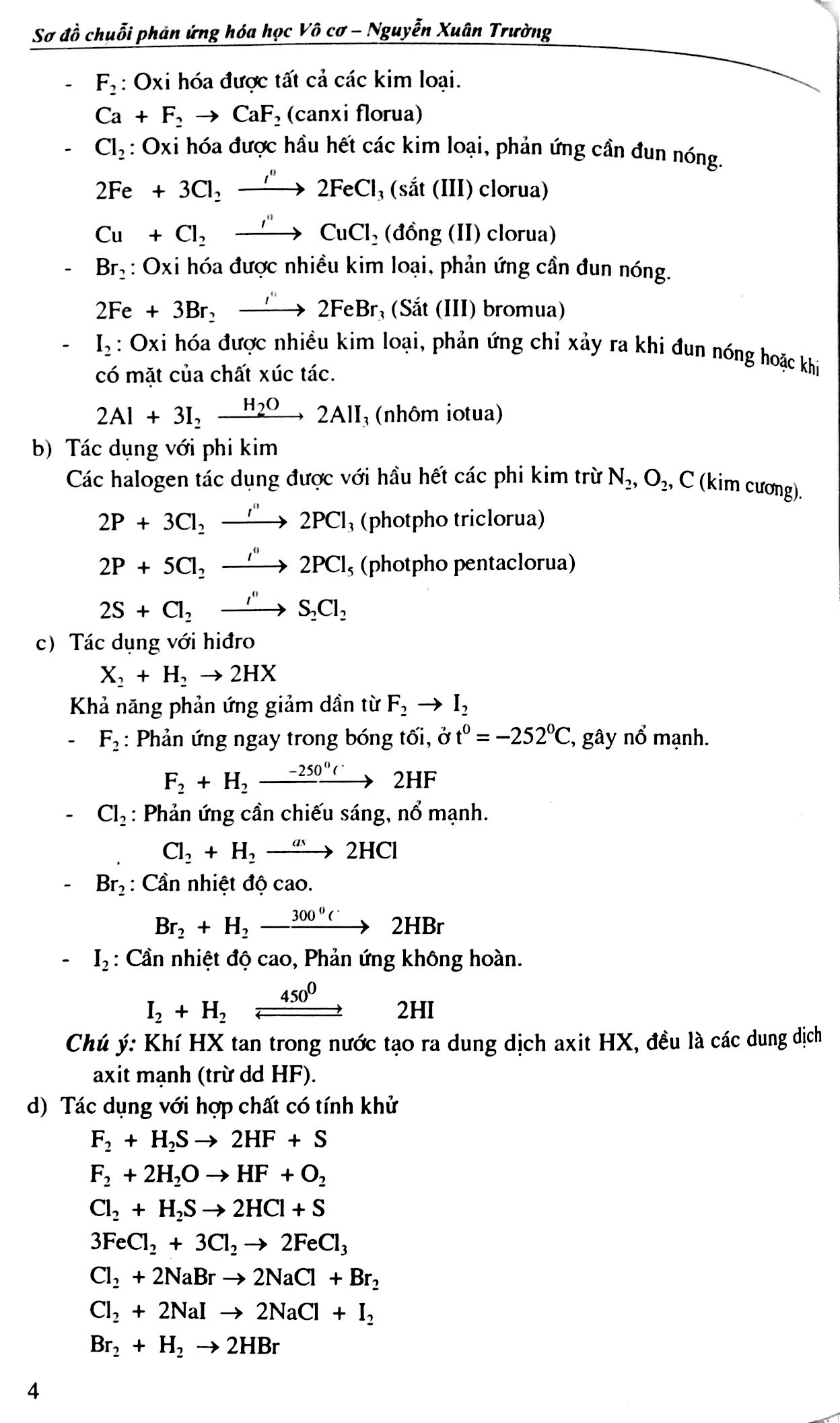 sơ đồ chuổi phản ứng hóa học vô cơ - Ảnh 3